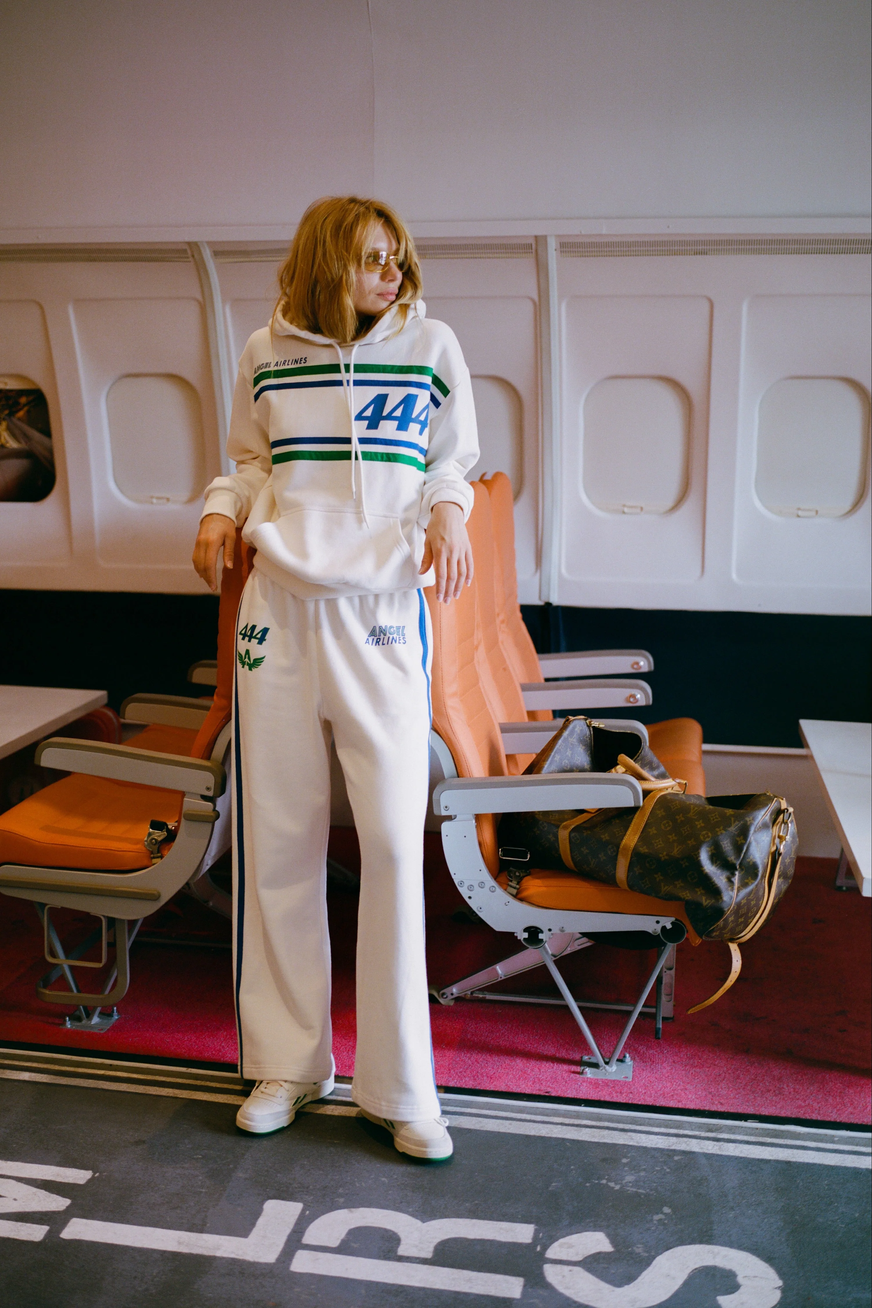 Angel Airlines Classic Wide Leg Sweatpants - Image 6