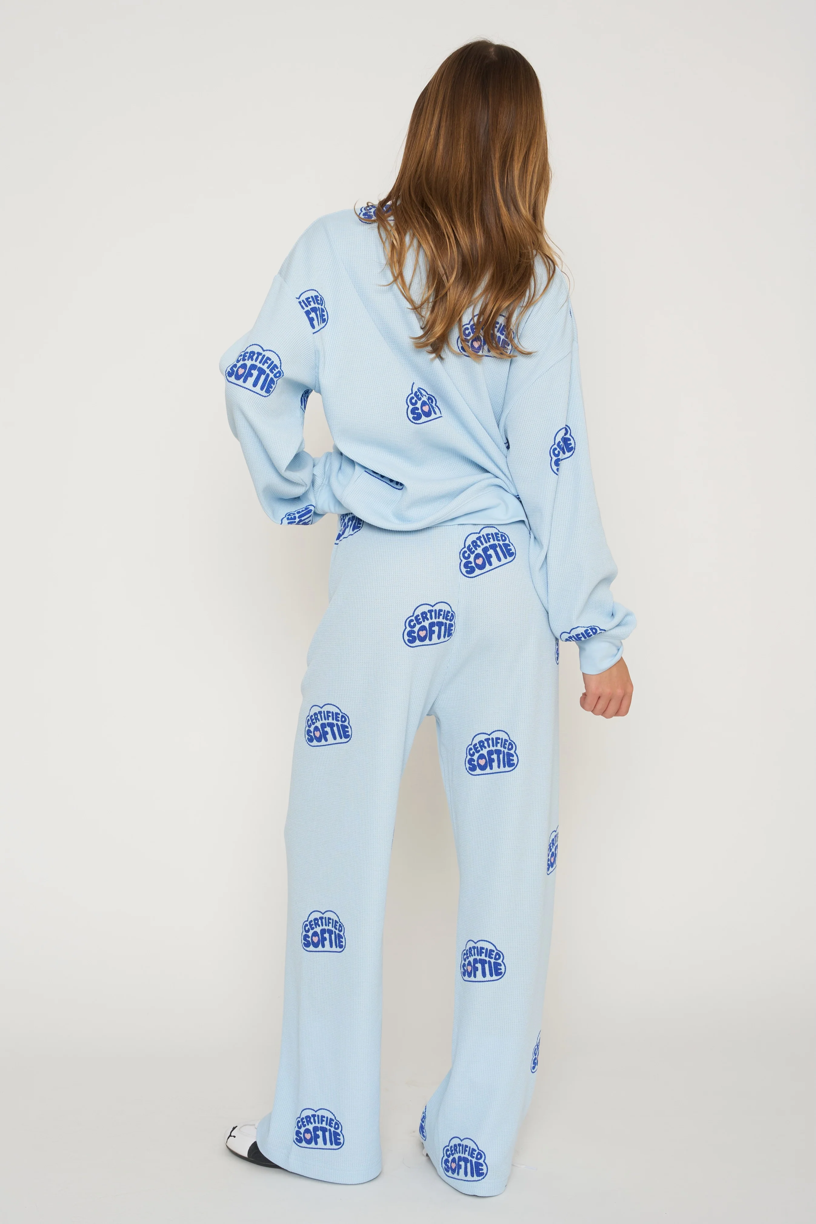 Certified Softie Classic Waffle Wide Leg Sweatpants - Image 8
