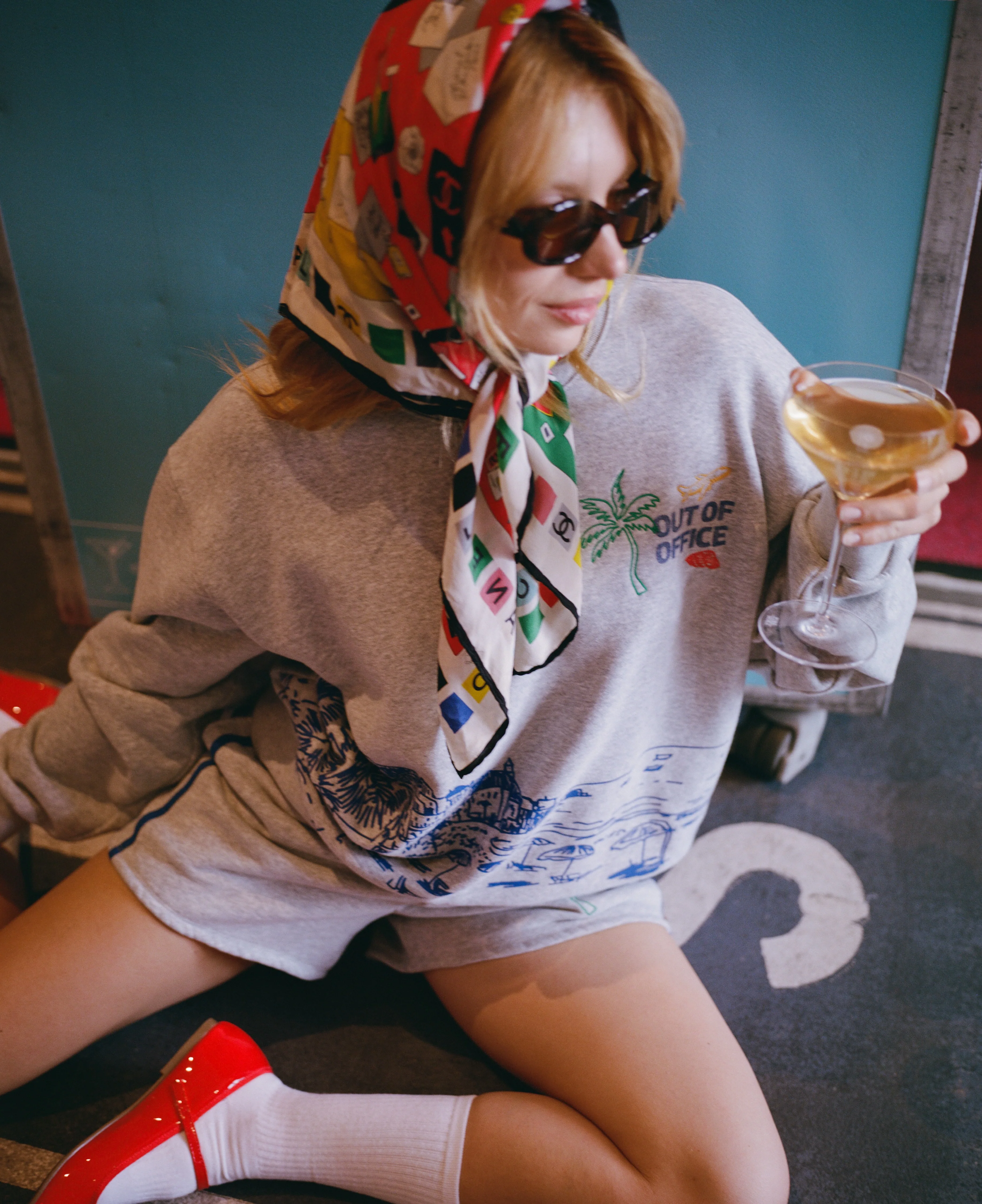 Checked Out Oversized Crewneck - Image 10