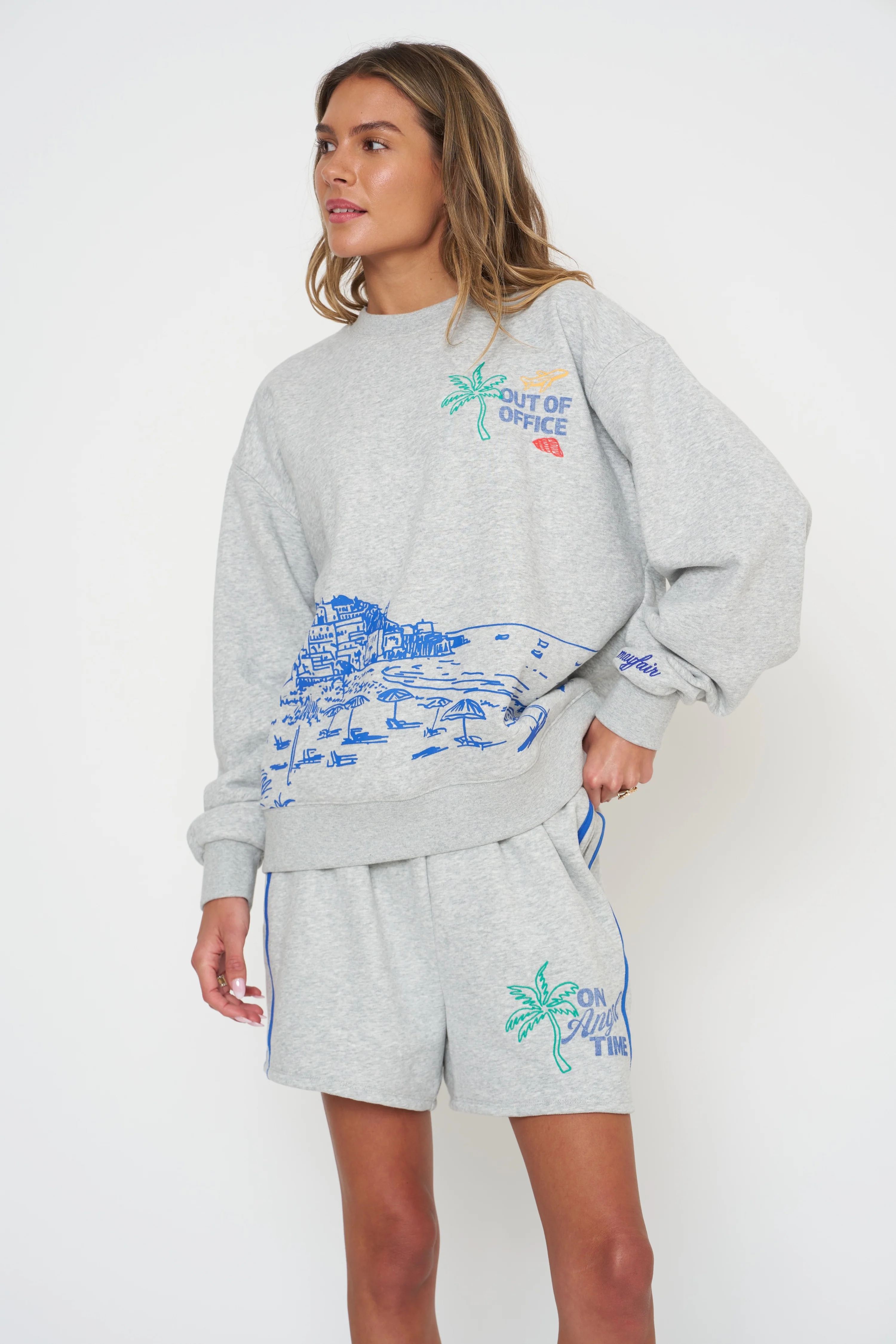 Checked Out Oversized Crewneck - Image 3