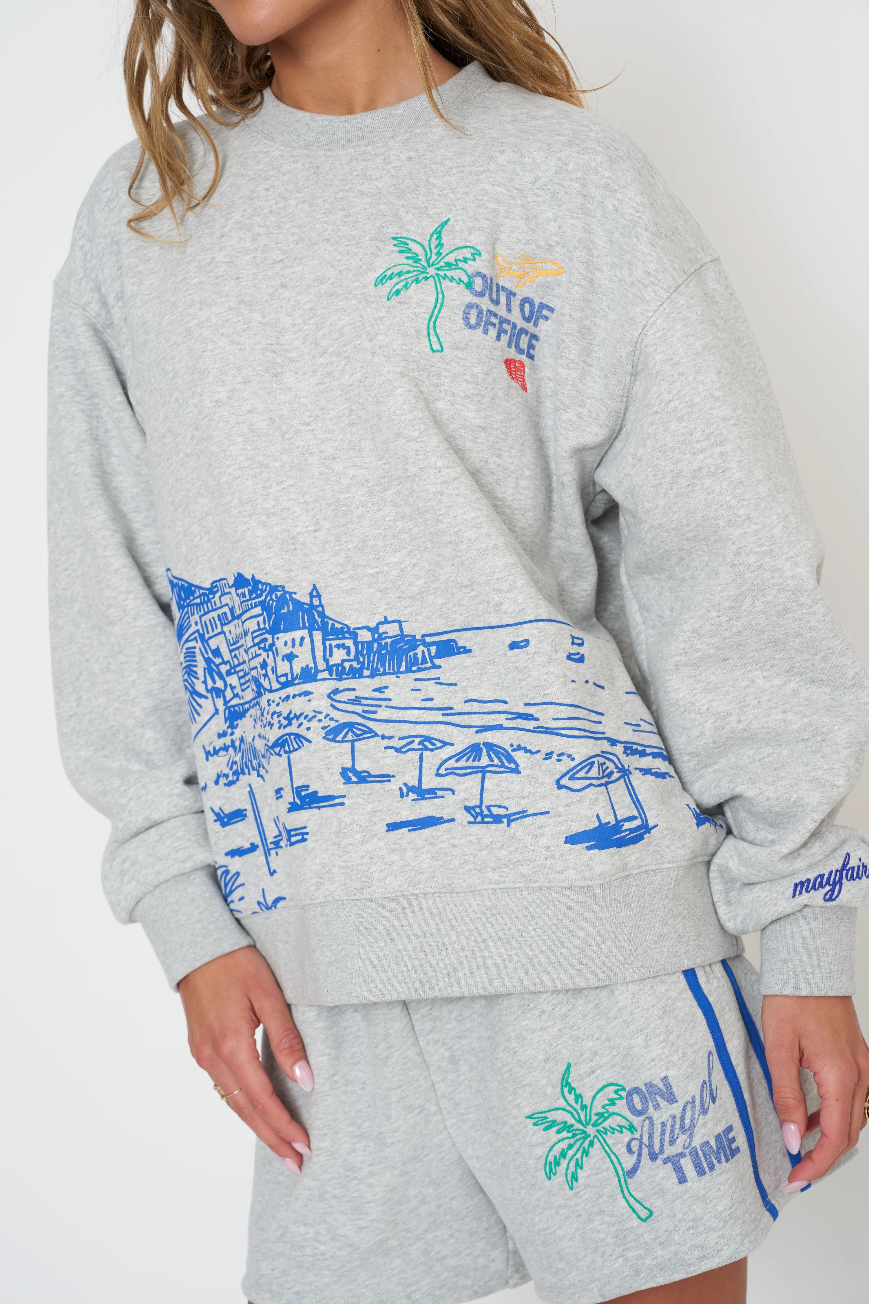 Checked Out Oversized Crewneck - Image 4