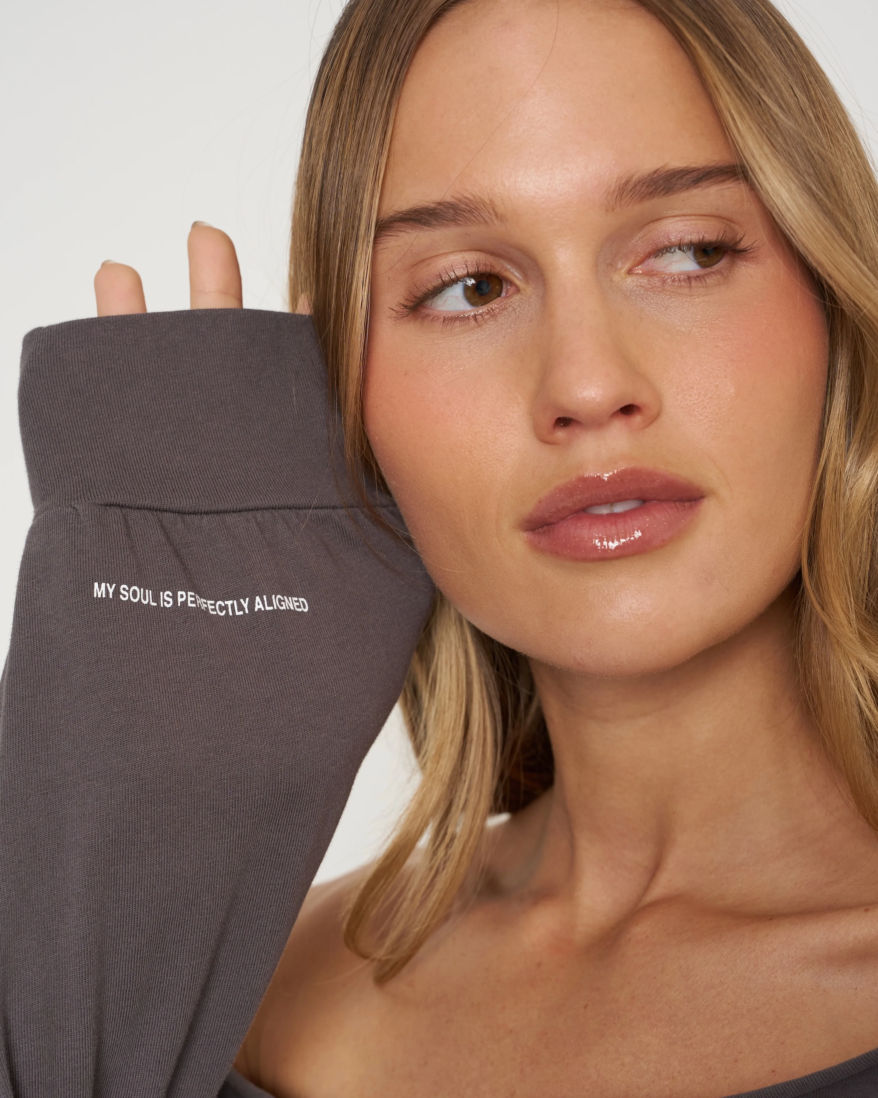 Mayfair x Orebella Divine Timing Slashed Long Sleeve Tee - Image 7