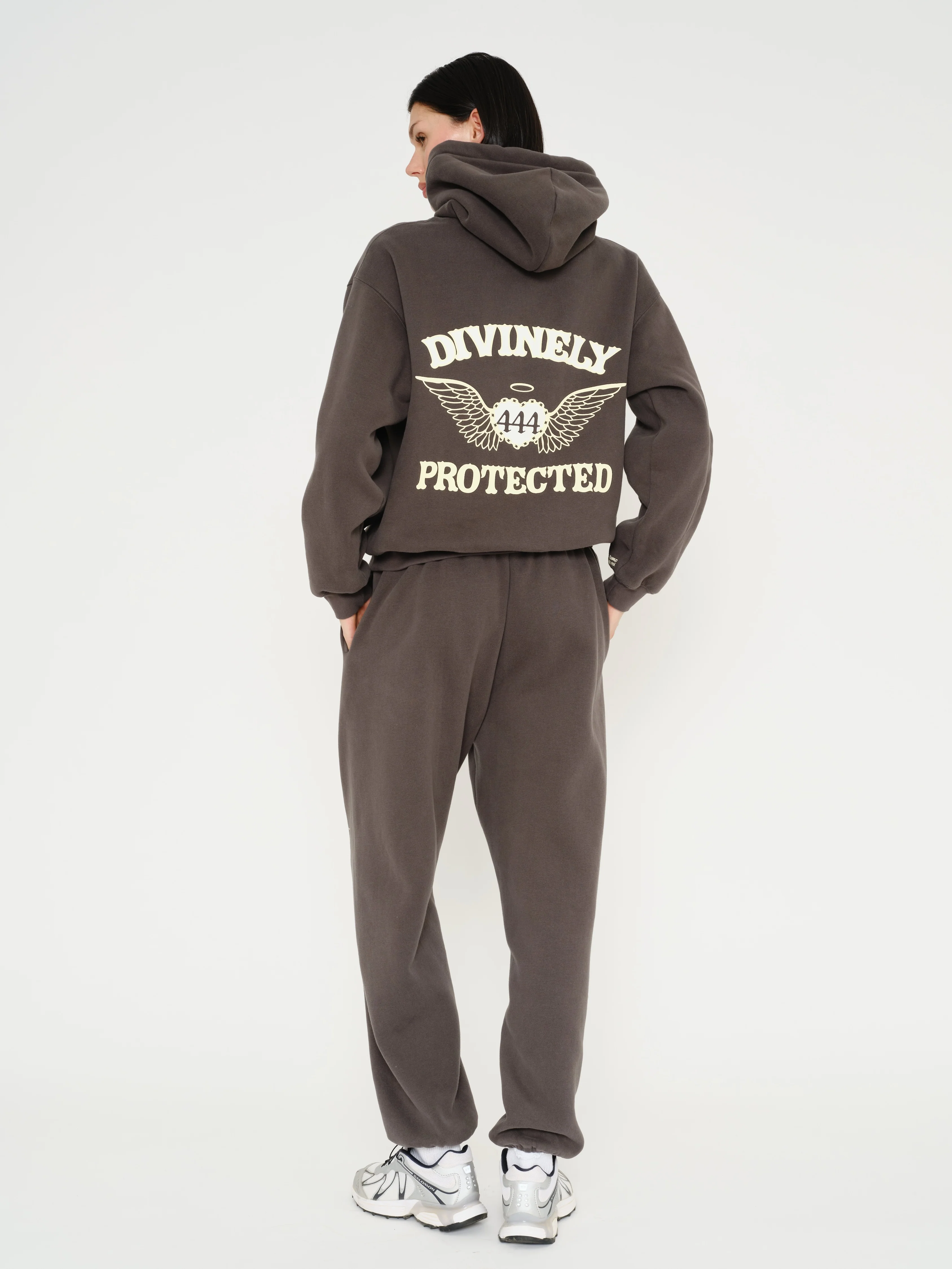 Divinely Protected Hoodie Charcoal - Image 9