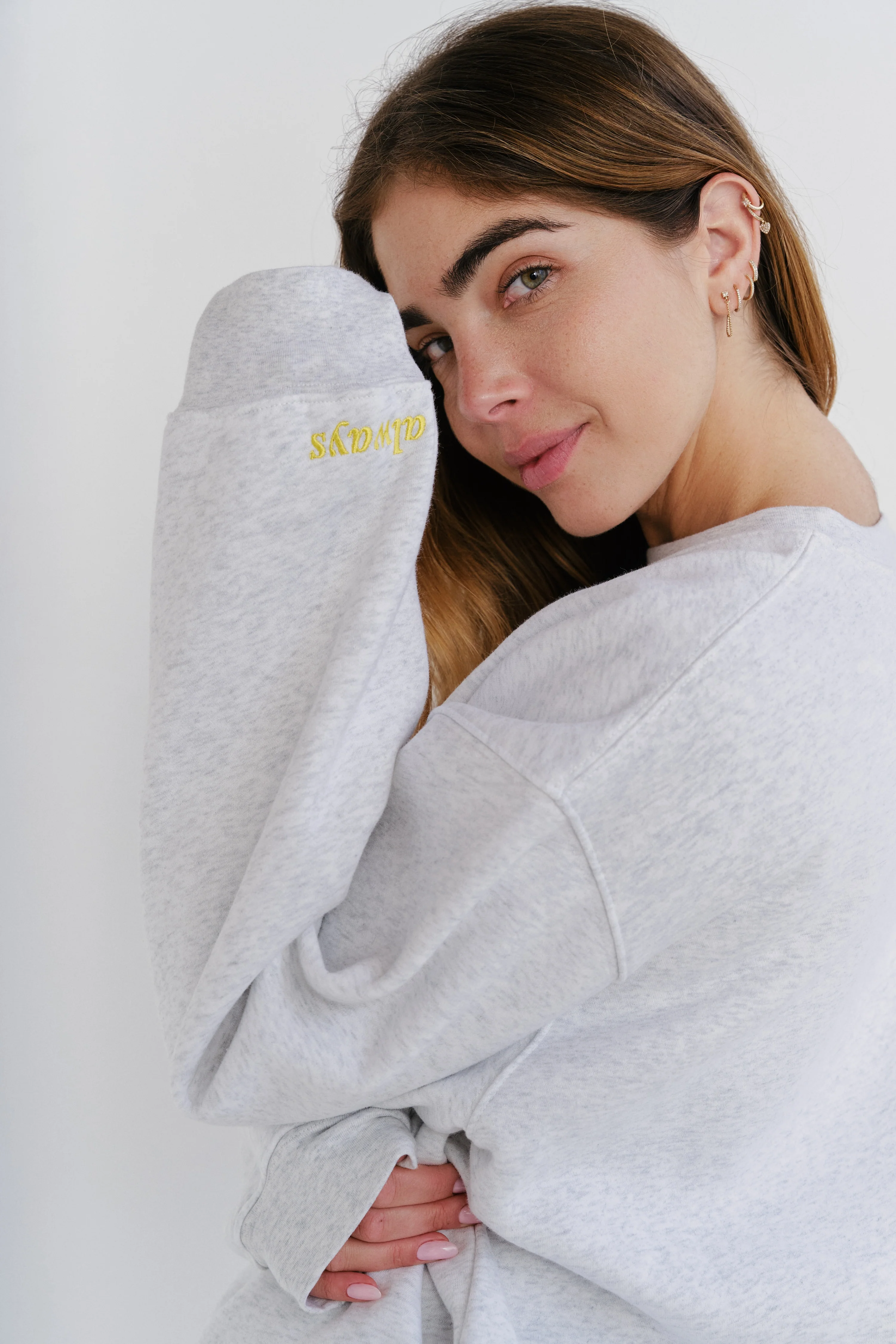 Empathy Always Grey Crewneck - Image 11