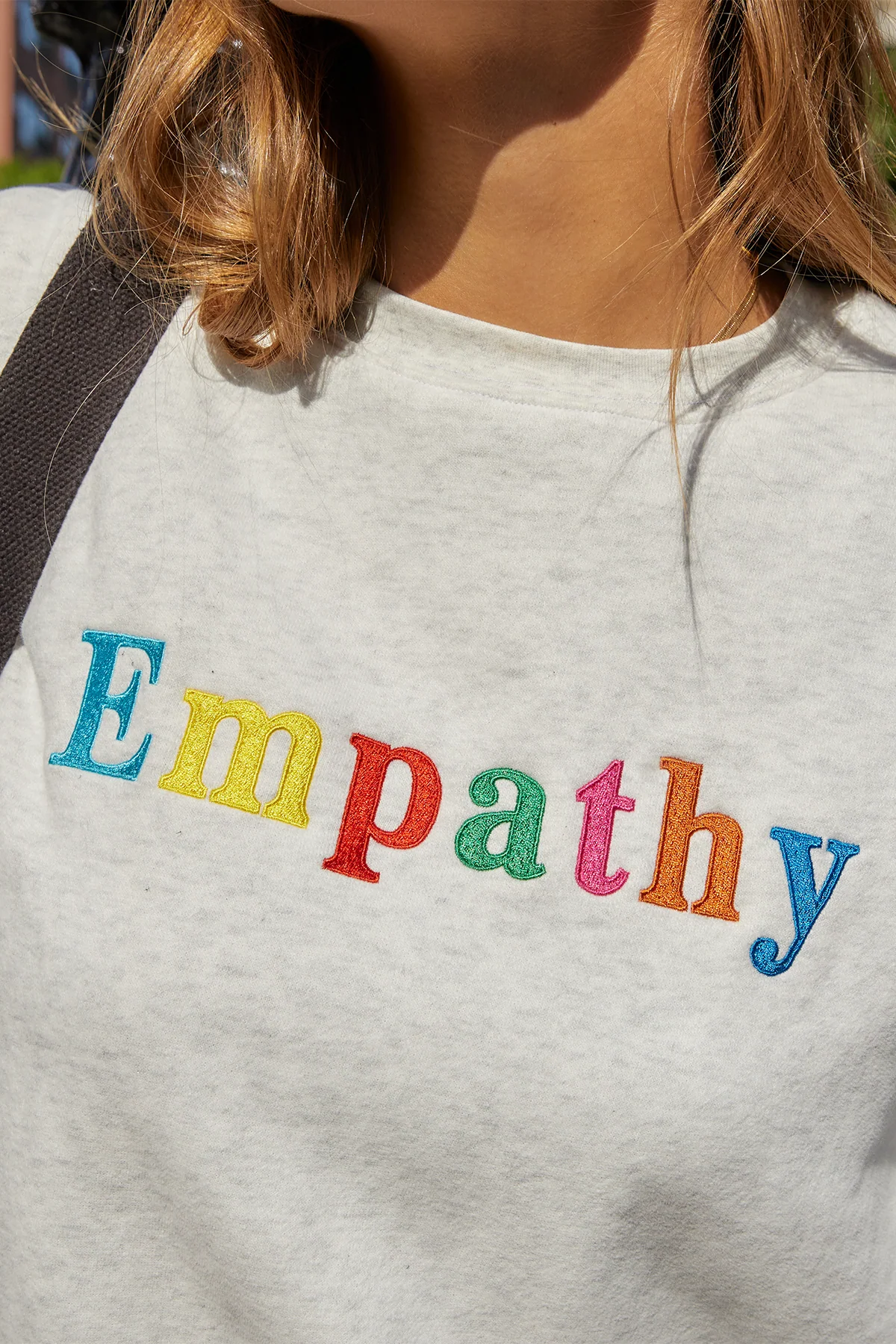 Empathy Always Grey Crewneck - Image 14