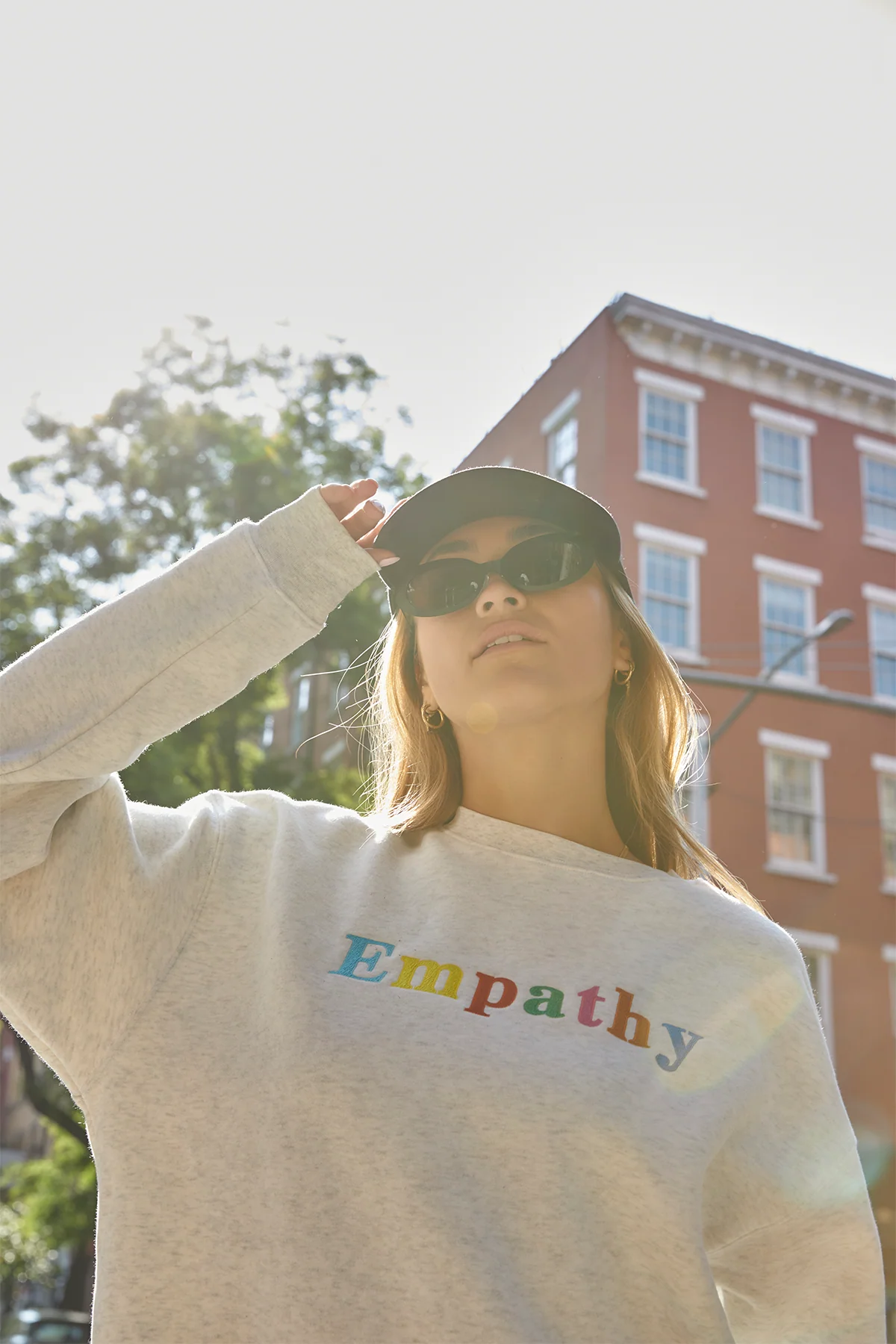 Empathy Always Grey Crewneck - Image 15