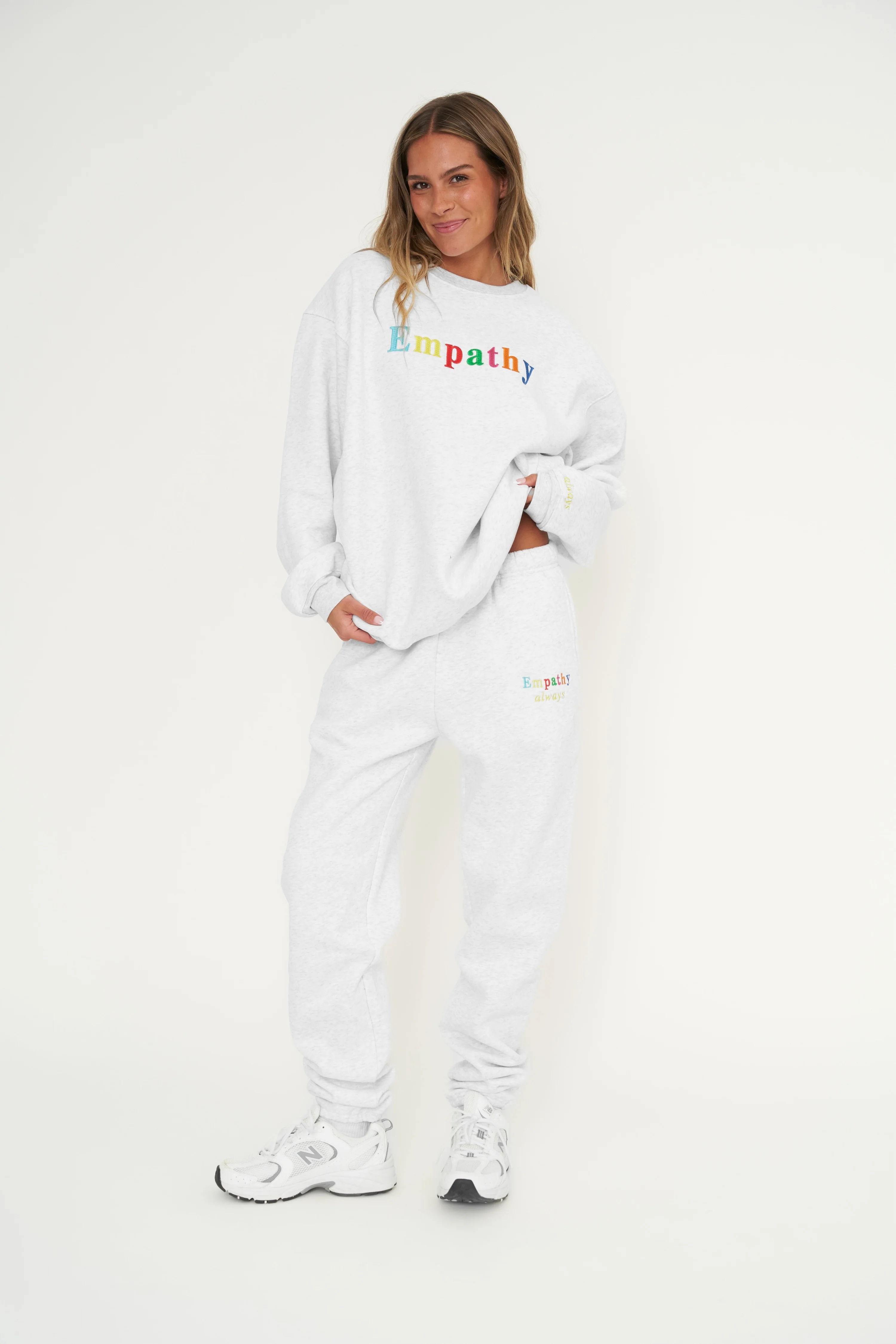 Empathy Always Grey Crewneck - Image 6