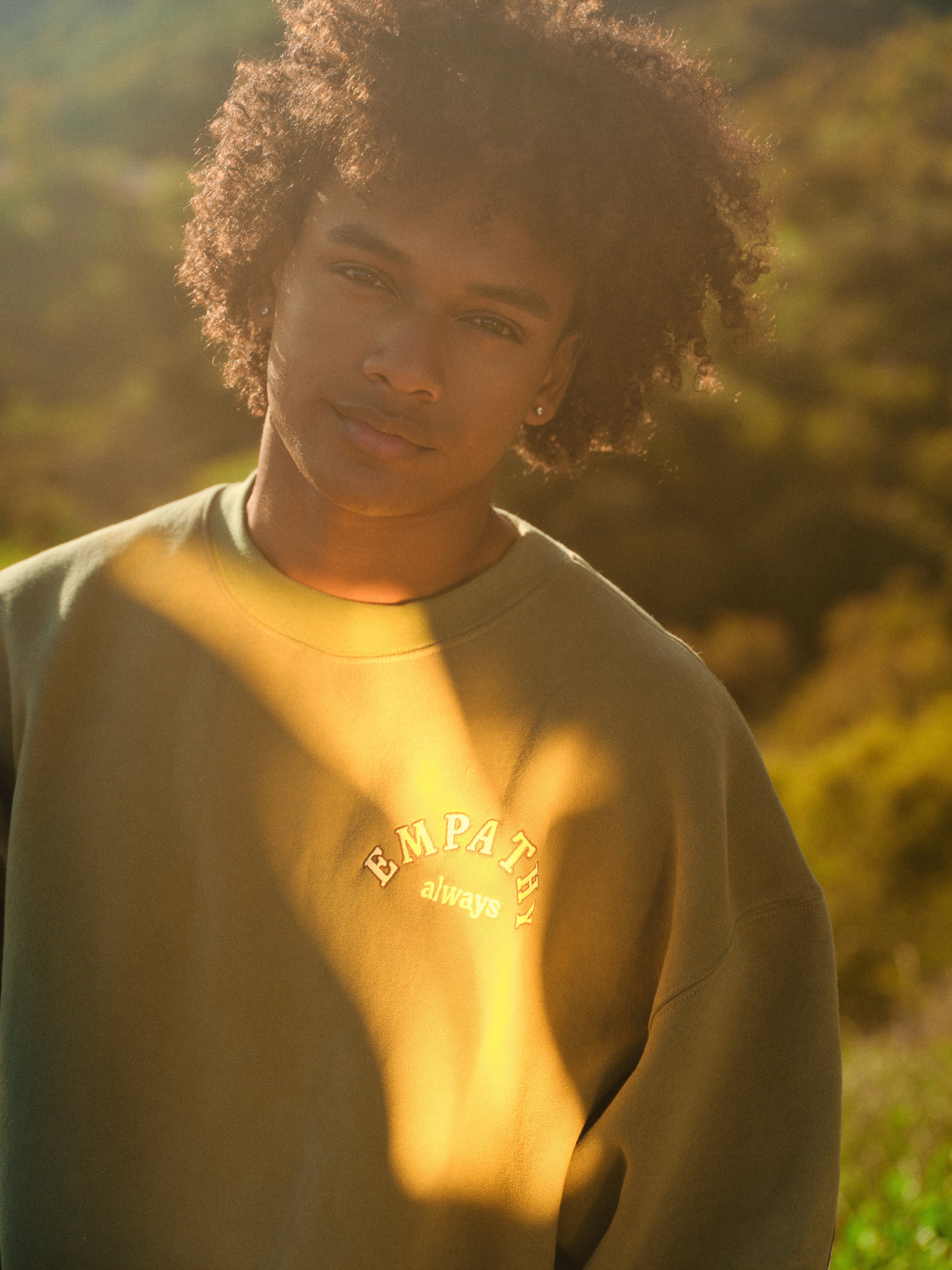 Empathy Always Olive Crewneck - Image 11