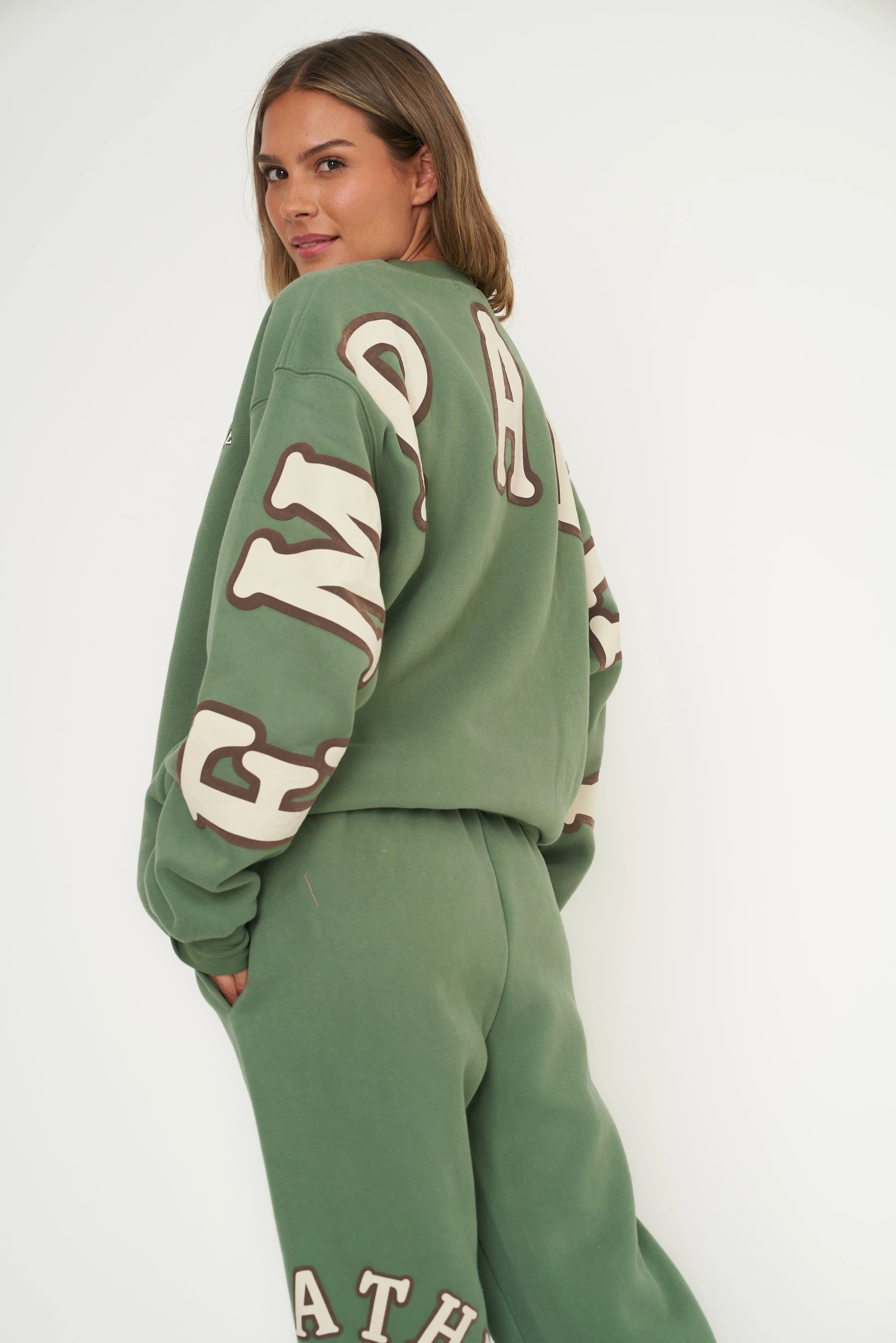 Empathy Always Olive Crewneck - Image 6