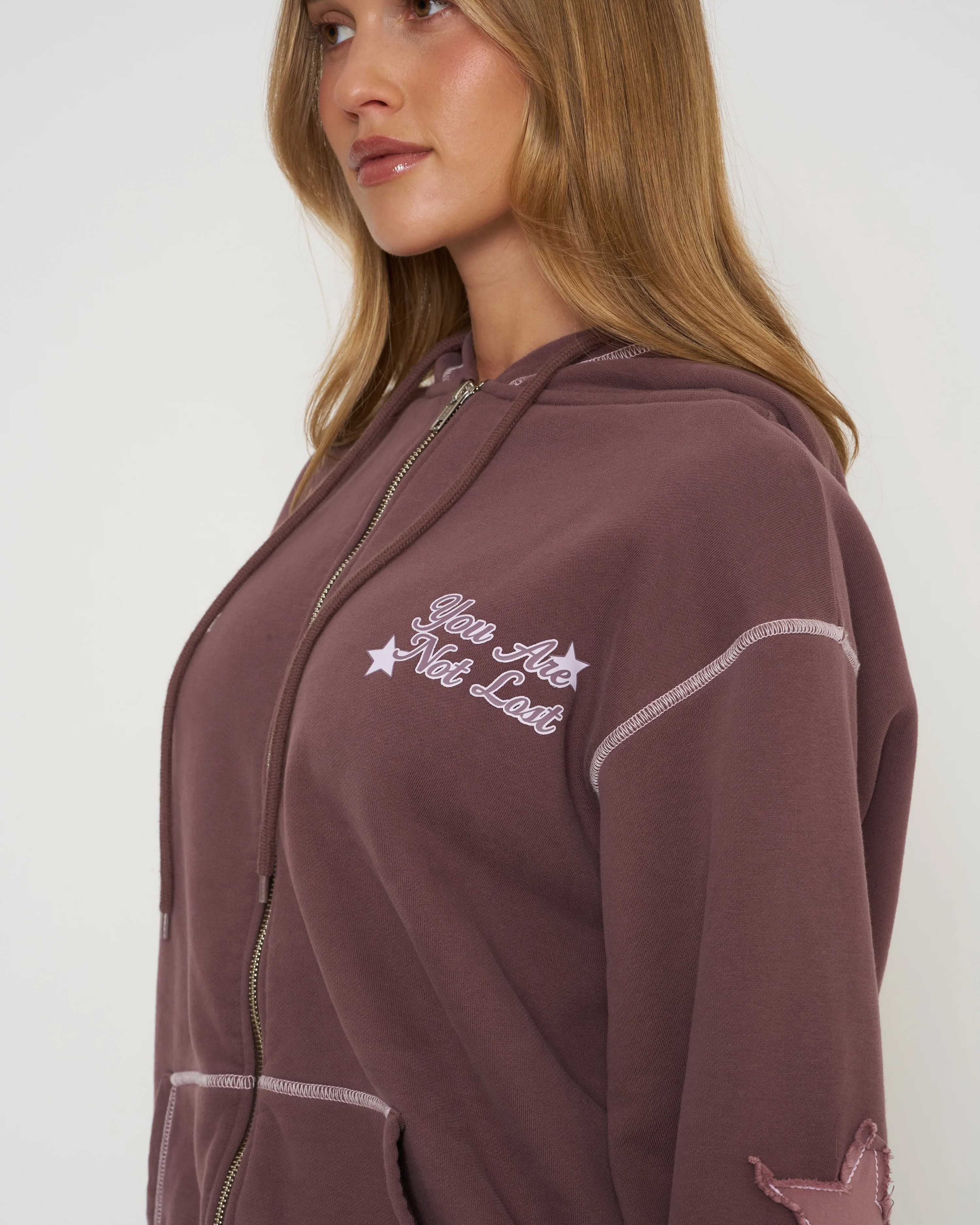 Mayfair x Orebella Finding Yourself Zip-Up Hoodie - Image 7