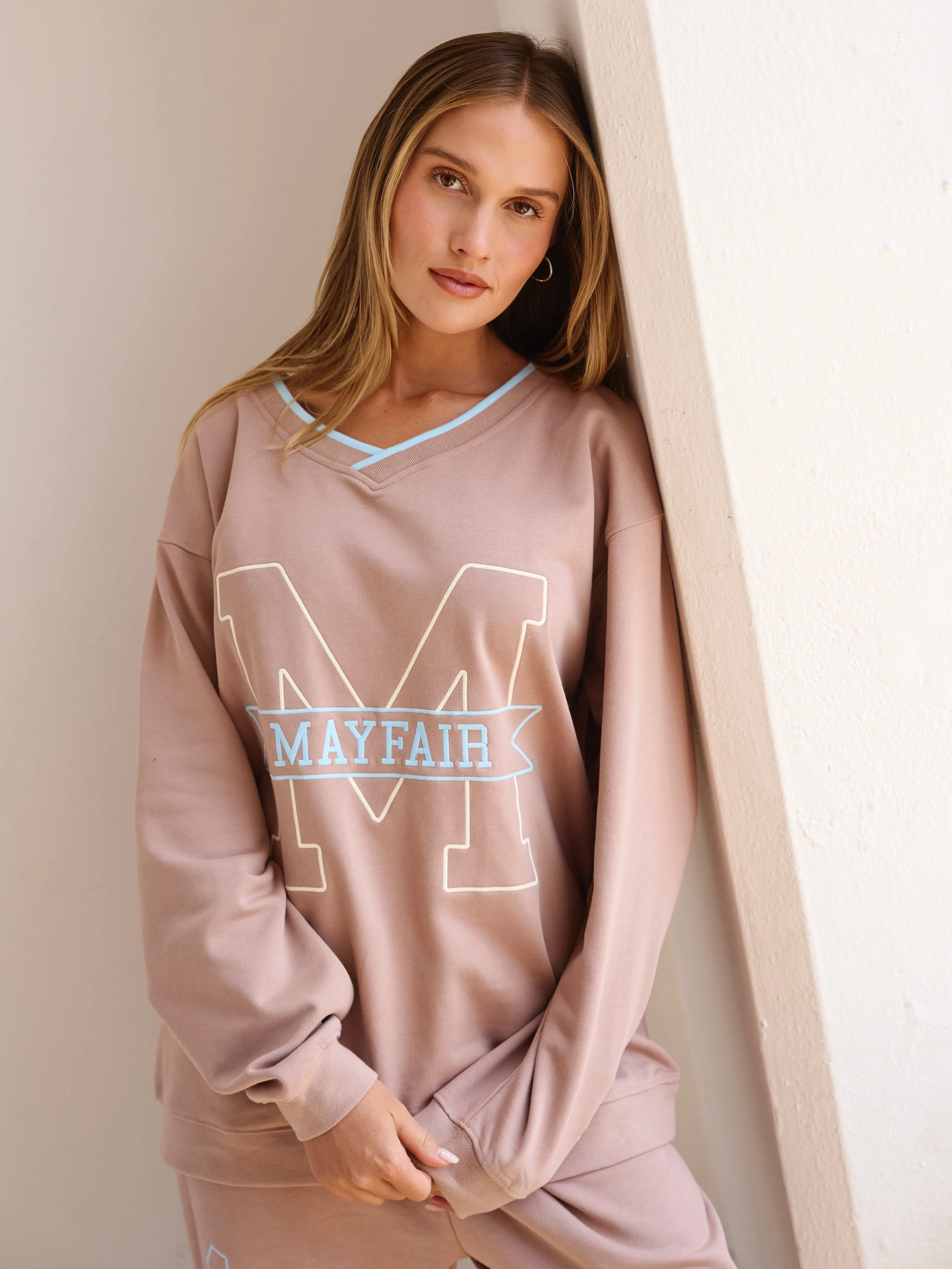 Mayfair Angels V-Neck Sweatshirt - Image 9