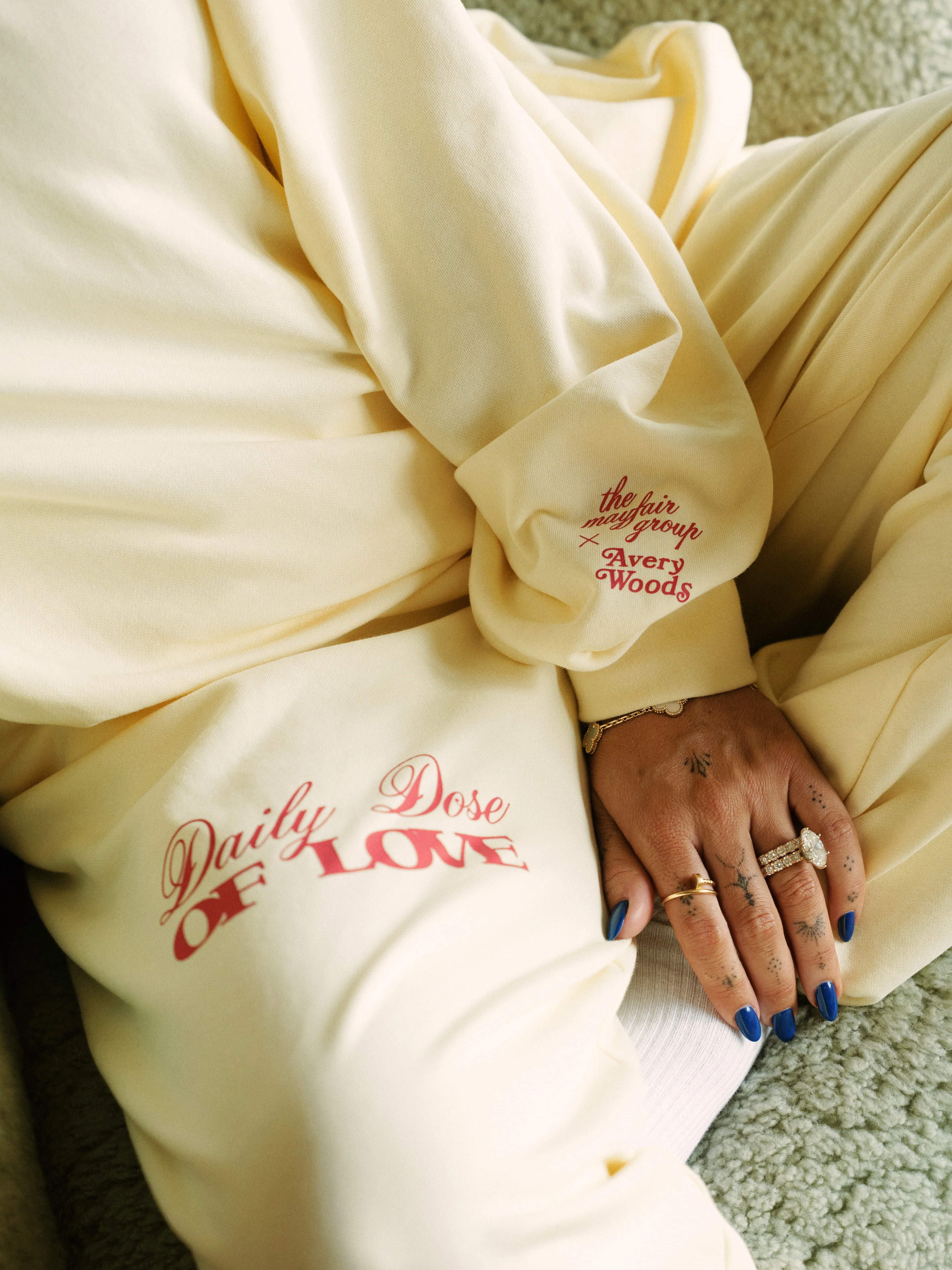 Mayfair X Avery Woods Daily Dose Of Love Sweatpants - Image 4