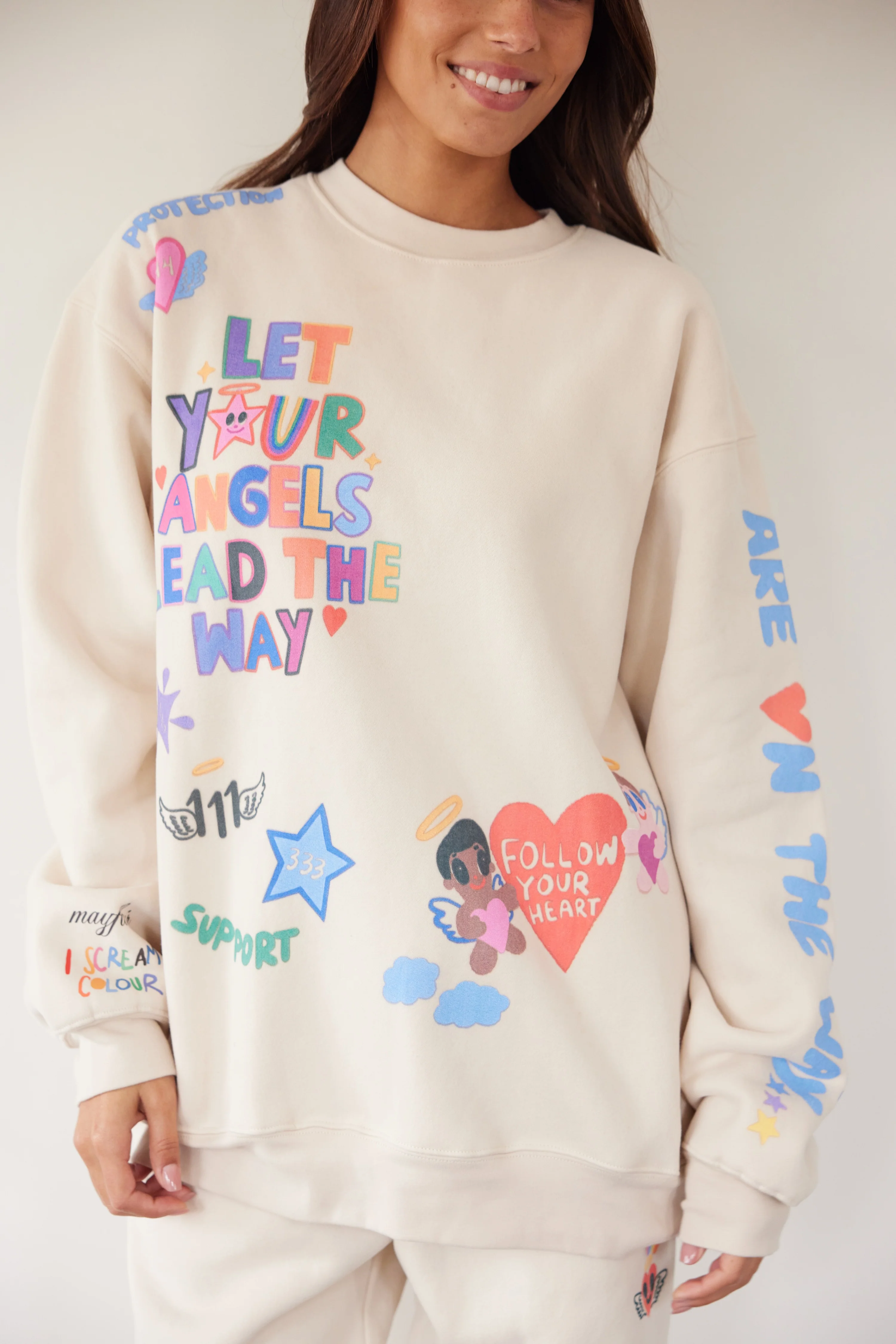 Mayfair x @iscreamcolour Angel Numbers Cloud Crewneck - Image 14