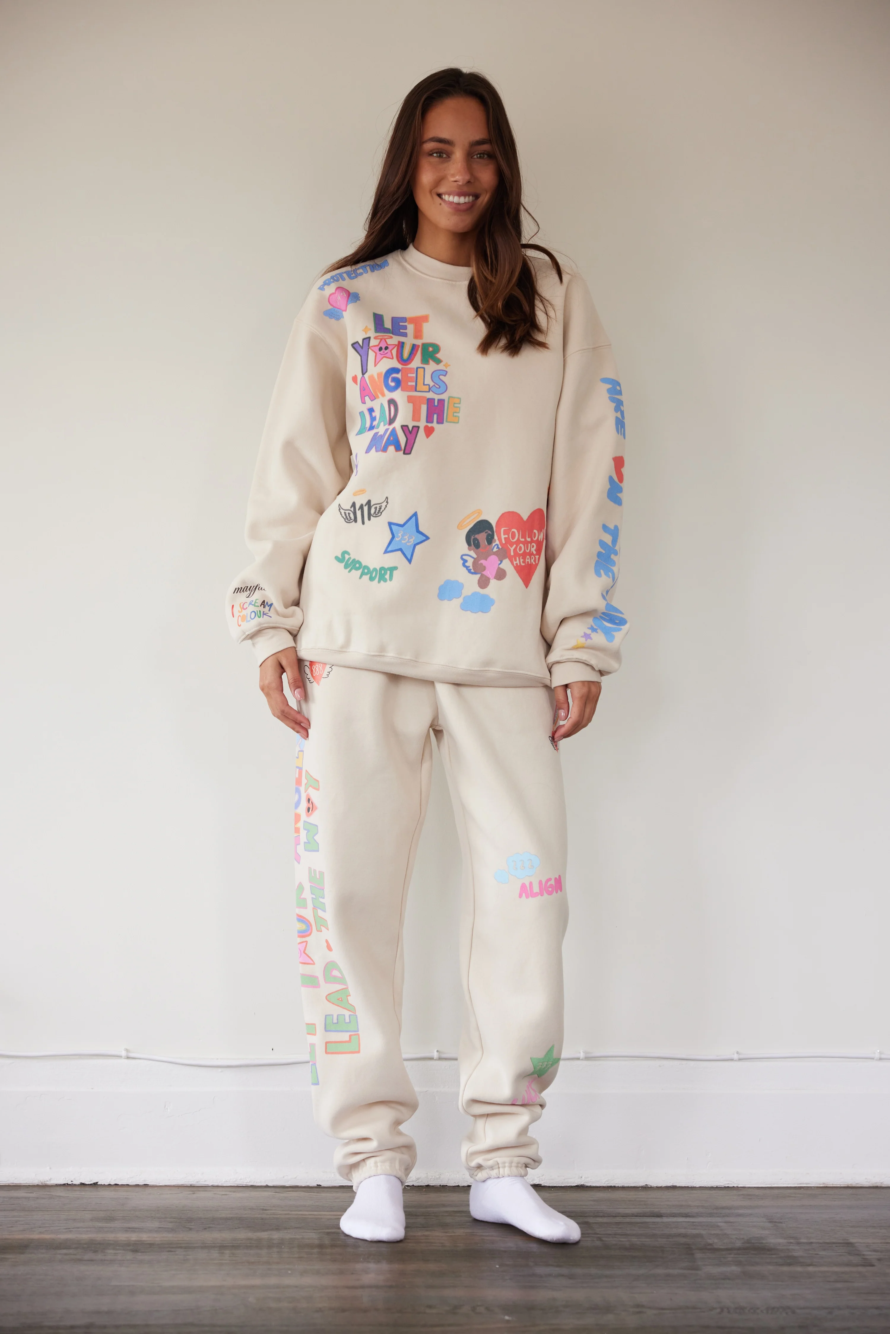Mayfair x @iscreamcolour Angel Numbers Cloud Sweatpants - Image 9