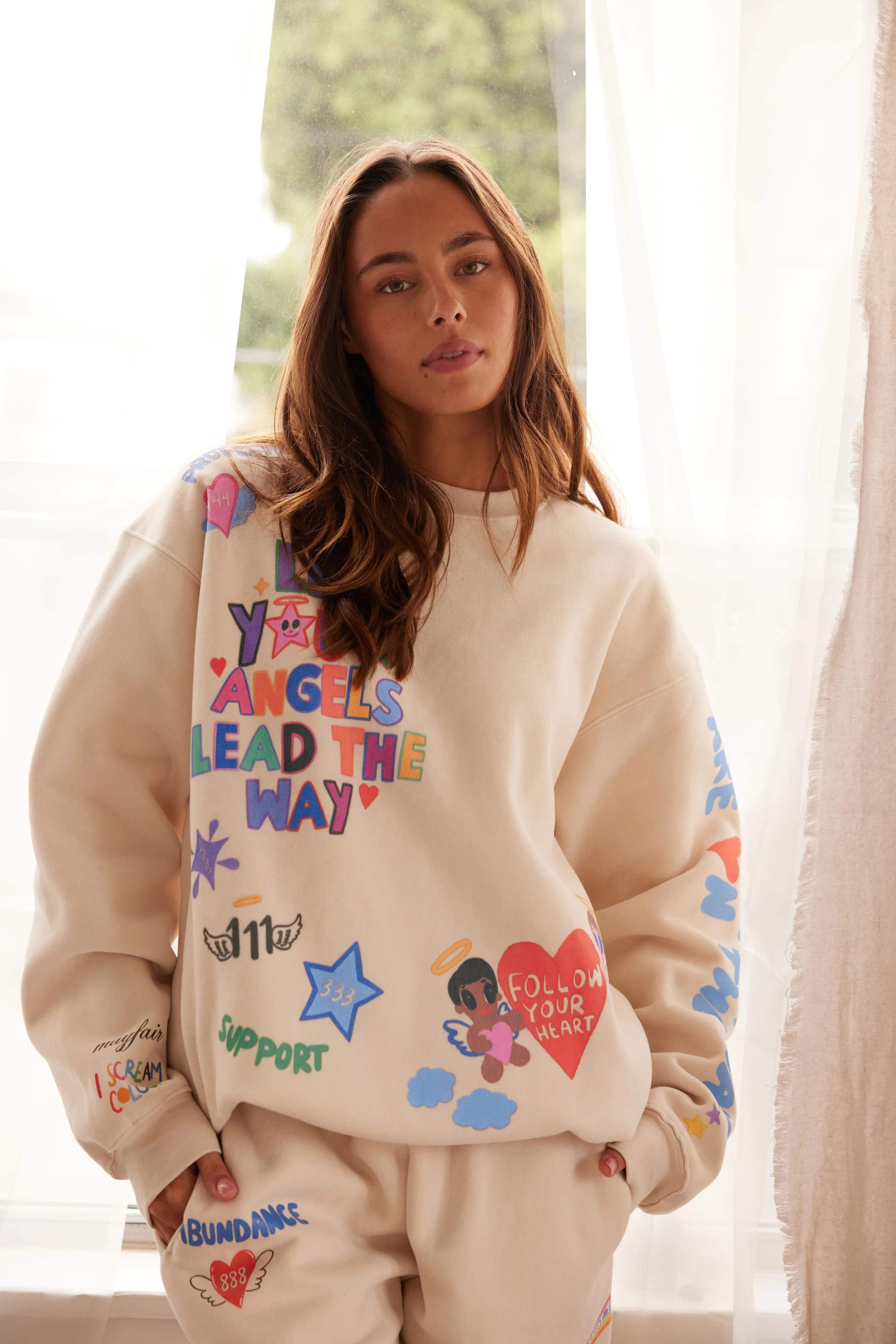 Mayfair x @iscreamcolour Angel Numbers Cloud Crewneck - Image 7