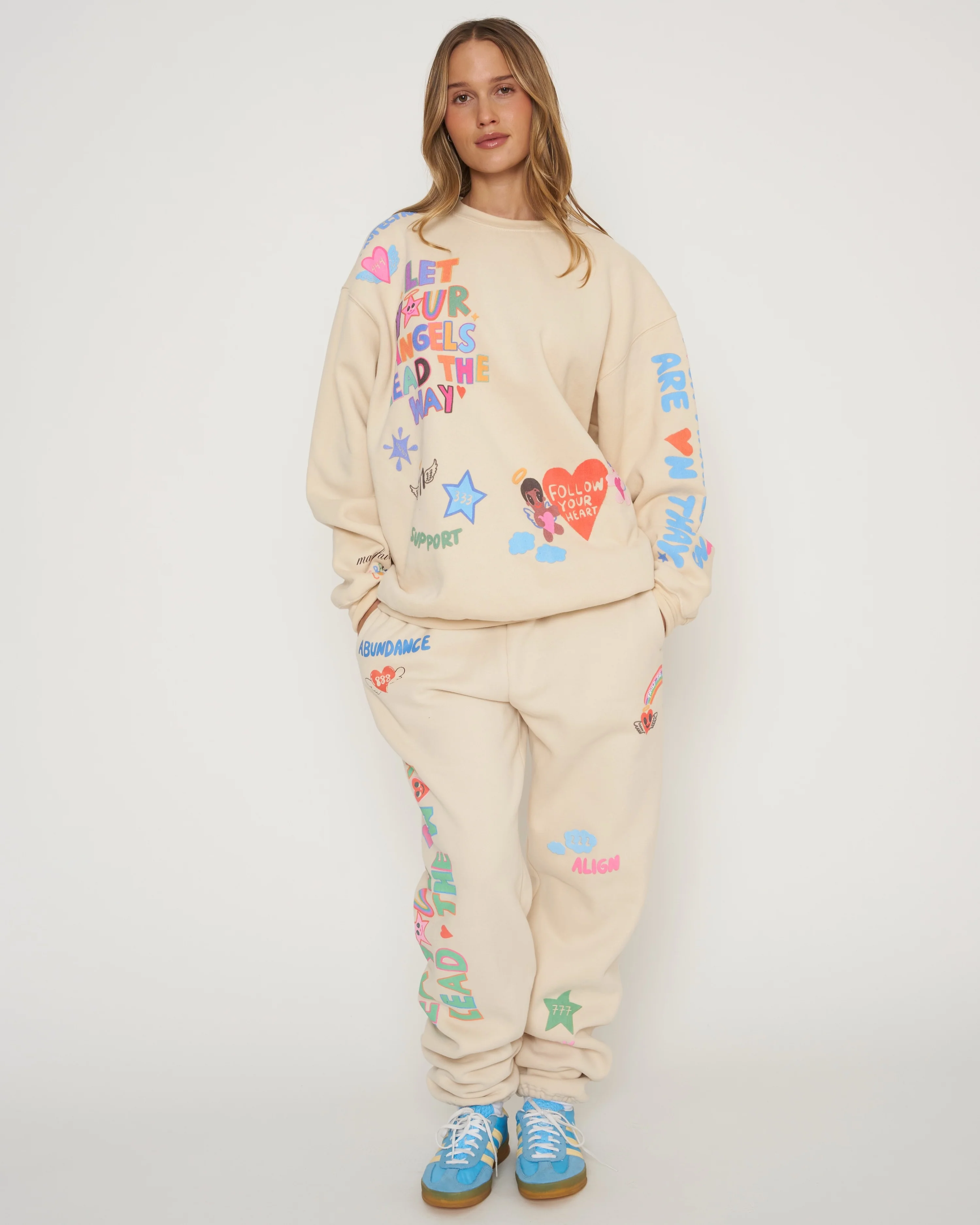 Mayfair x @iscreamcolour Angel Numbers Cloud Sweatpants - Image 3