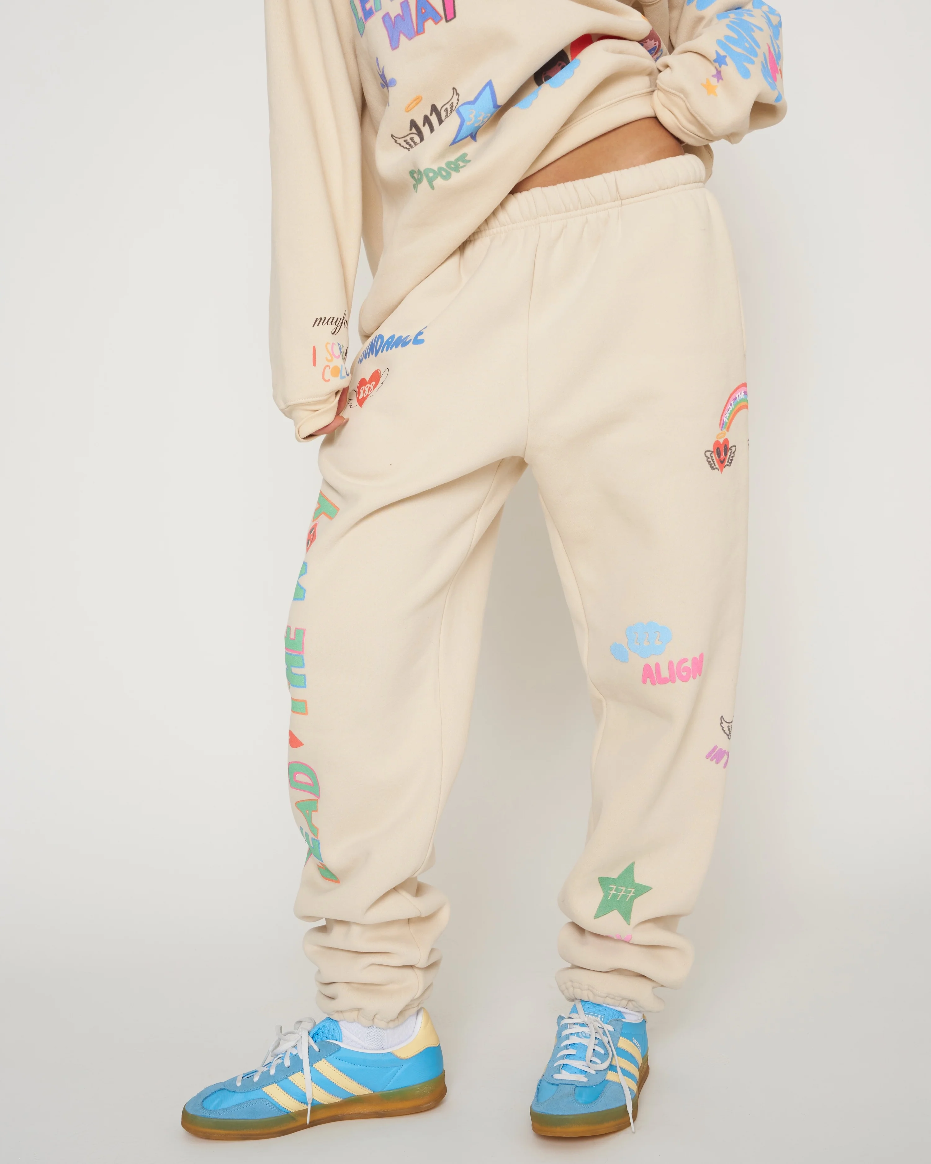 Mayfair x @iscreamcolour Angel Numbers Cloud Sweatpants - Image 4