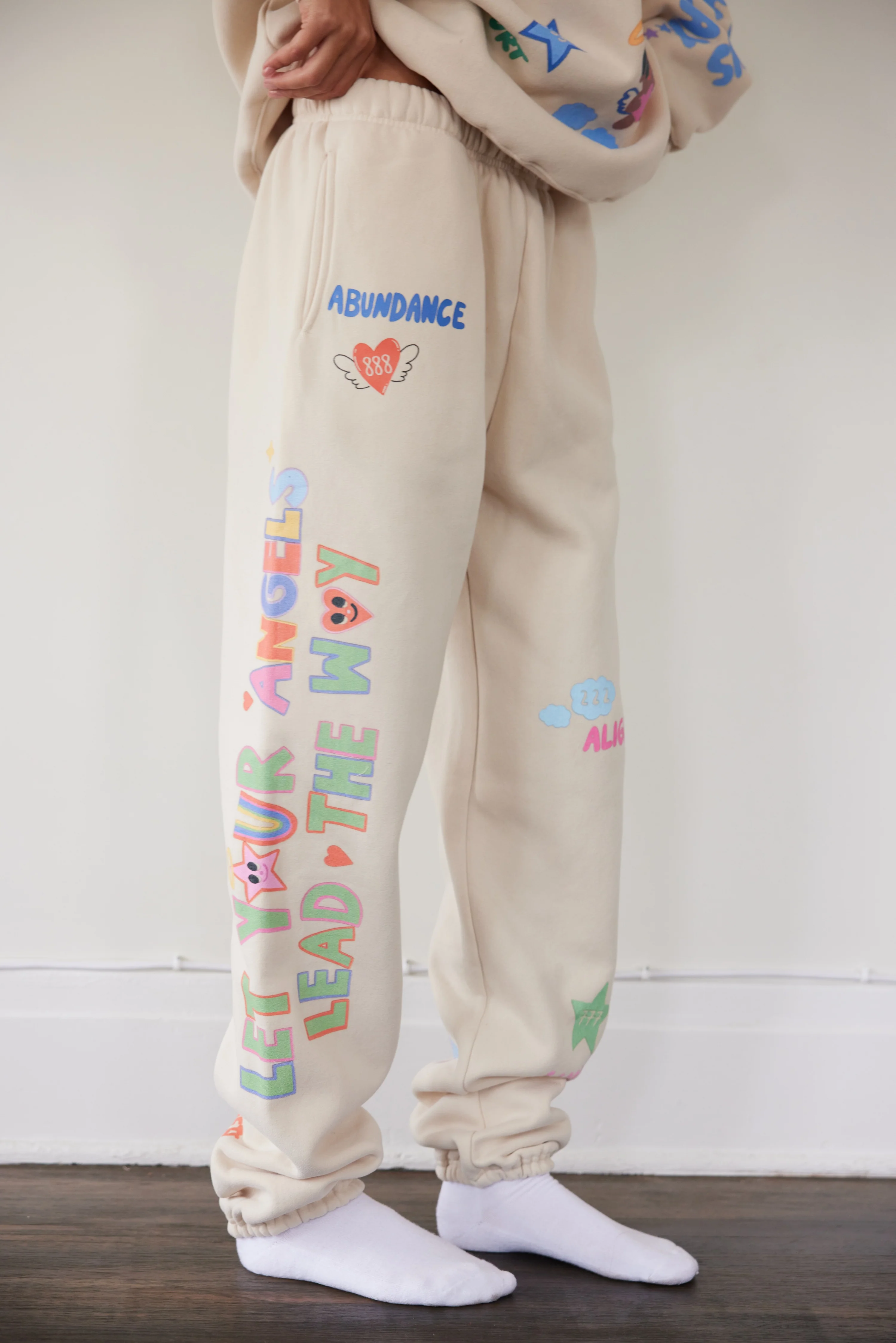 Mayfair x @iscreamcolour Angel Numbers Cloud Sweatpants - Image 7