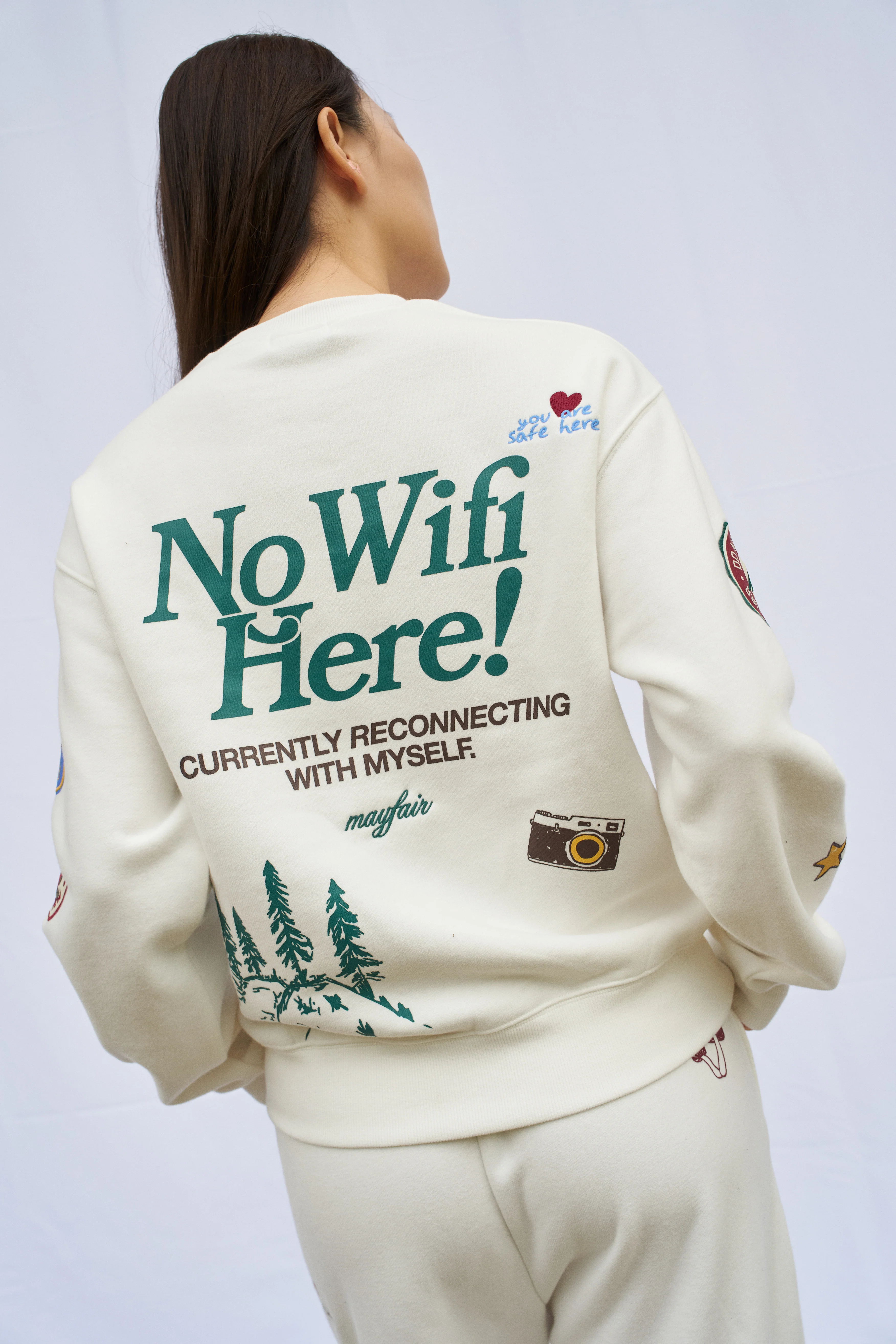 No Wifi Here Classic Crewneck - Image 9