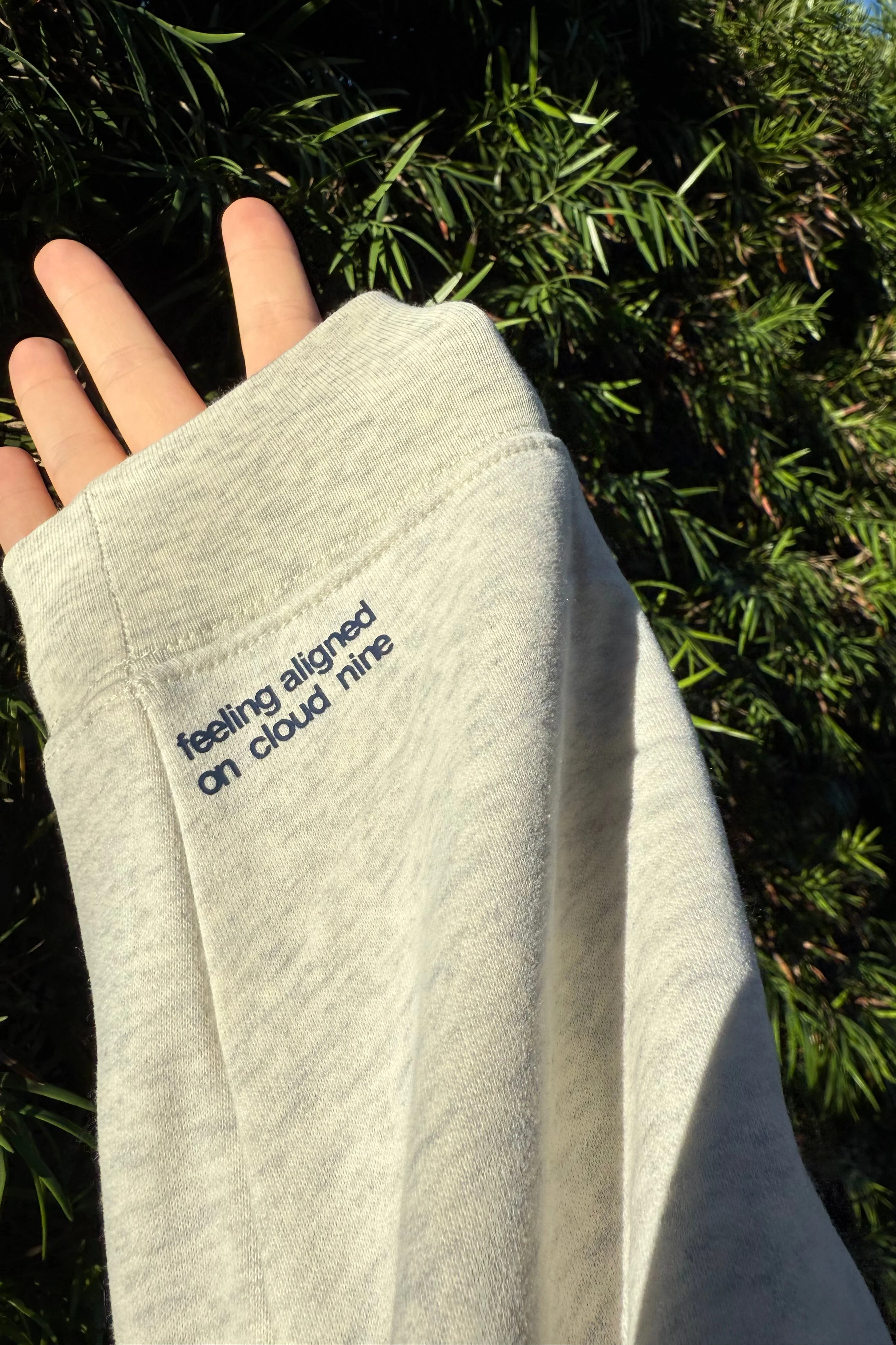 On Cloud Nine Heather Grey Hoodie - Image 8