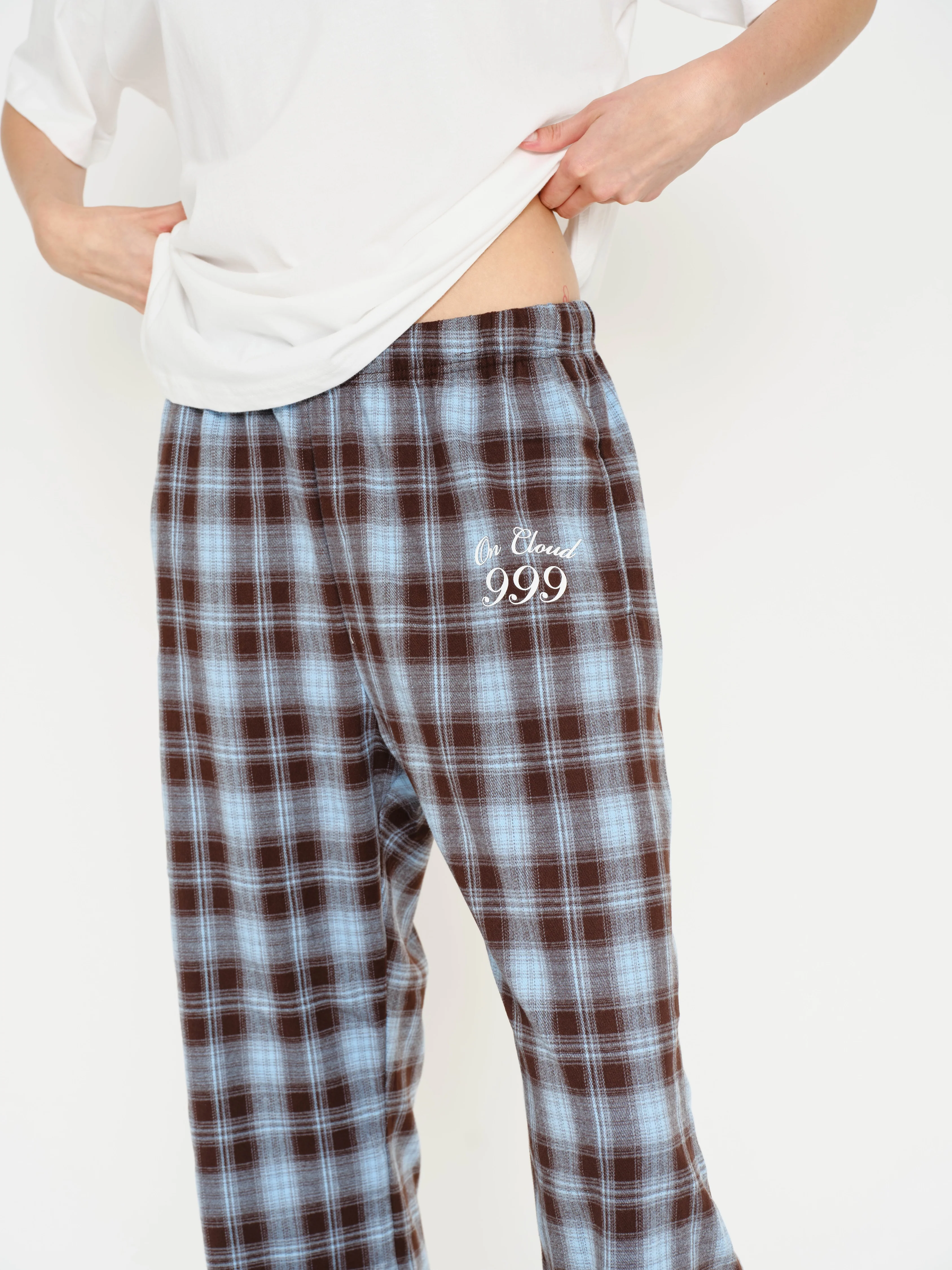 On Cloud Nine Wide Leg Plaid Pants - Image 3