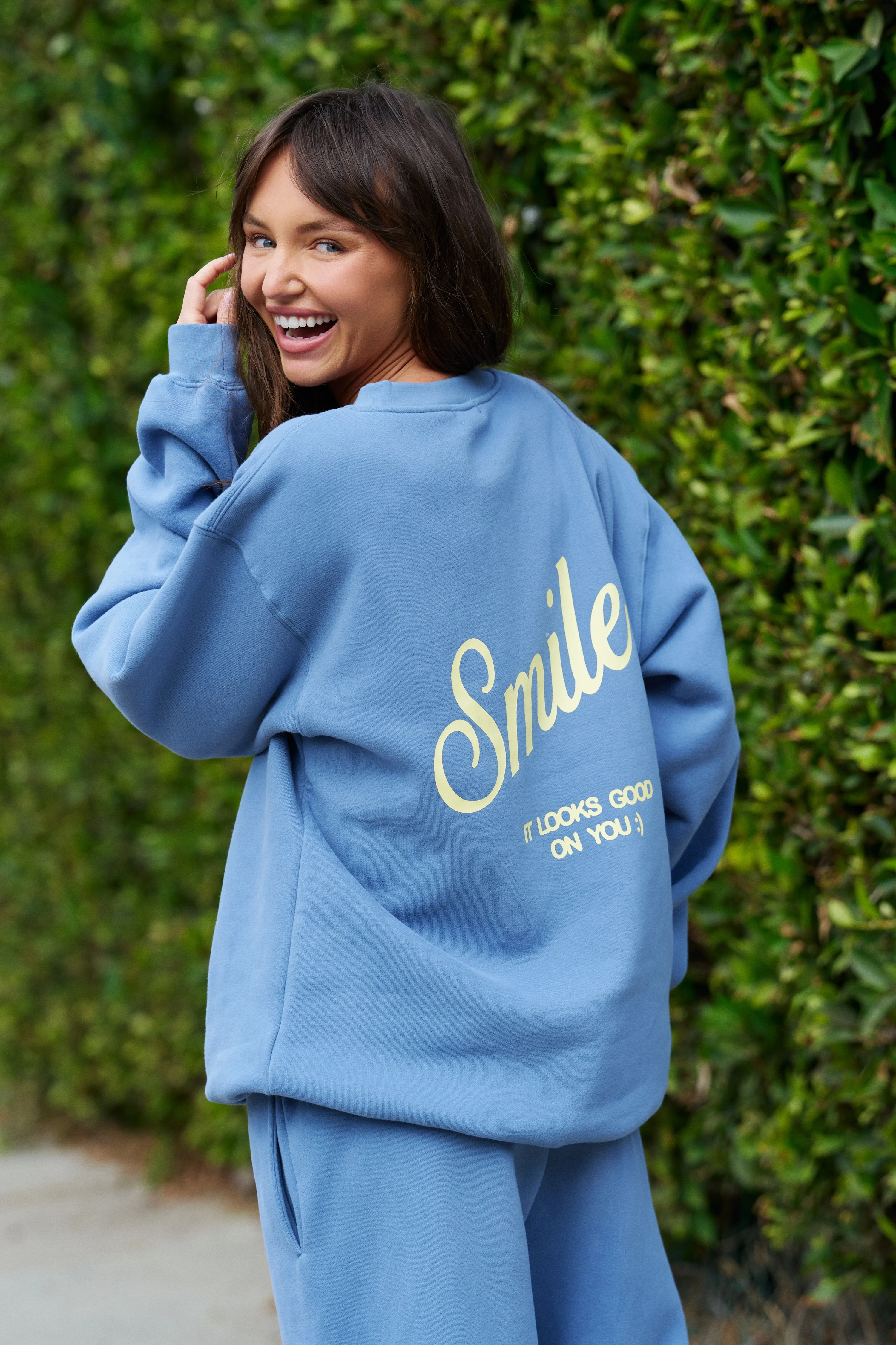 Smile Oversized Henley - Image 11