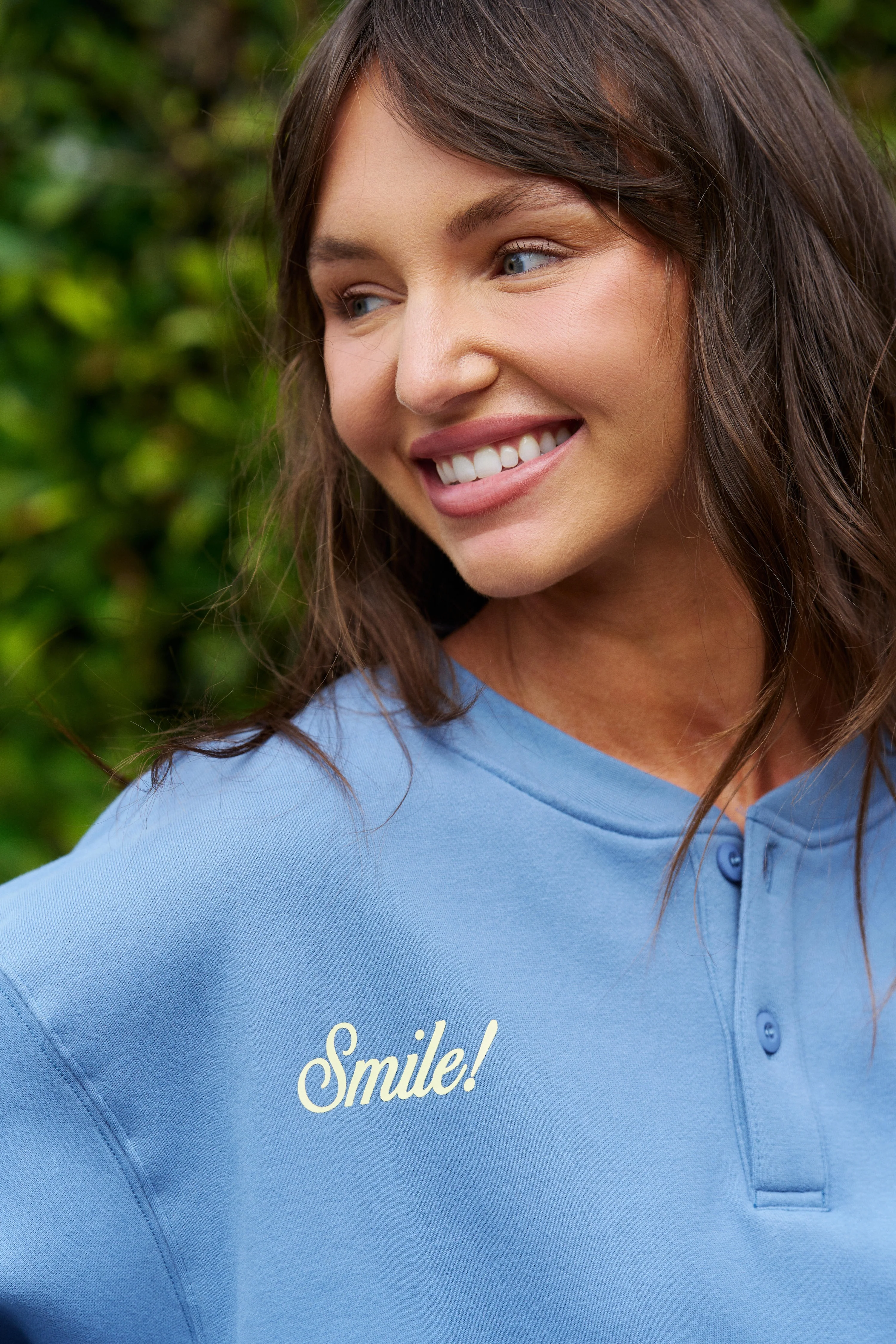 Smile Oversized Henley - Image 8