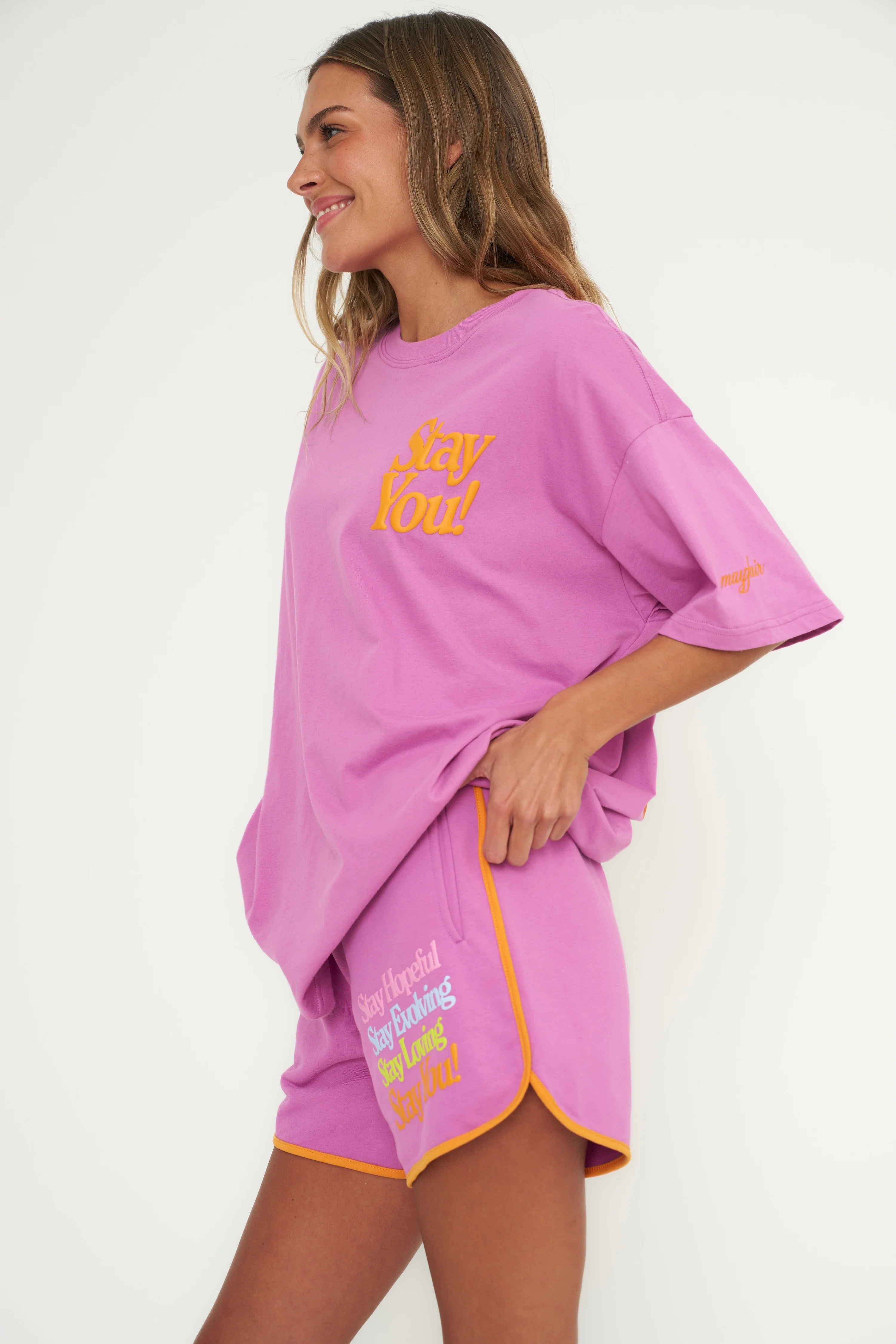 Stay You Retro Sweatshorts - Image 3