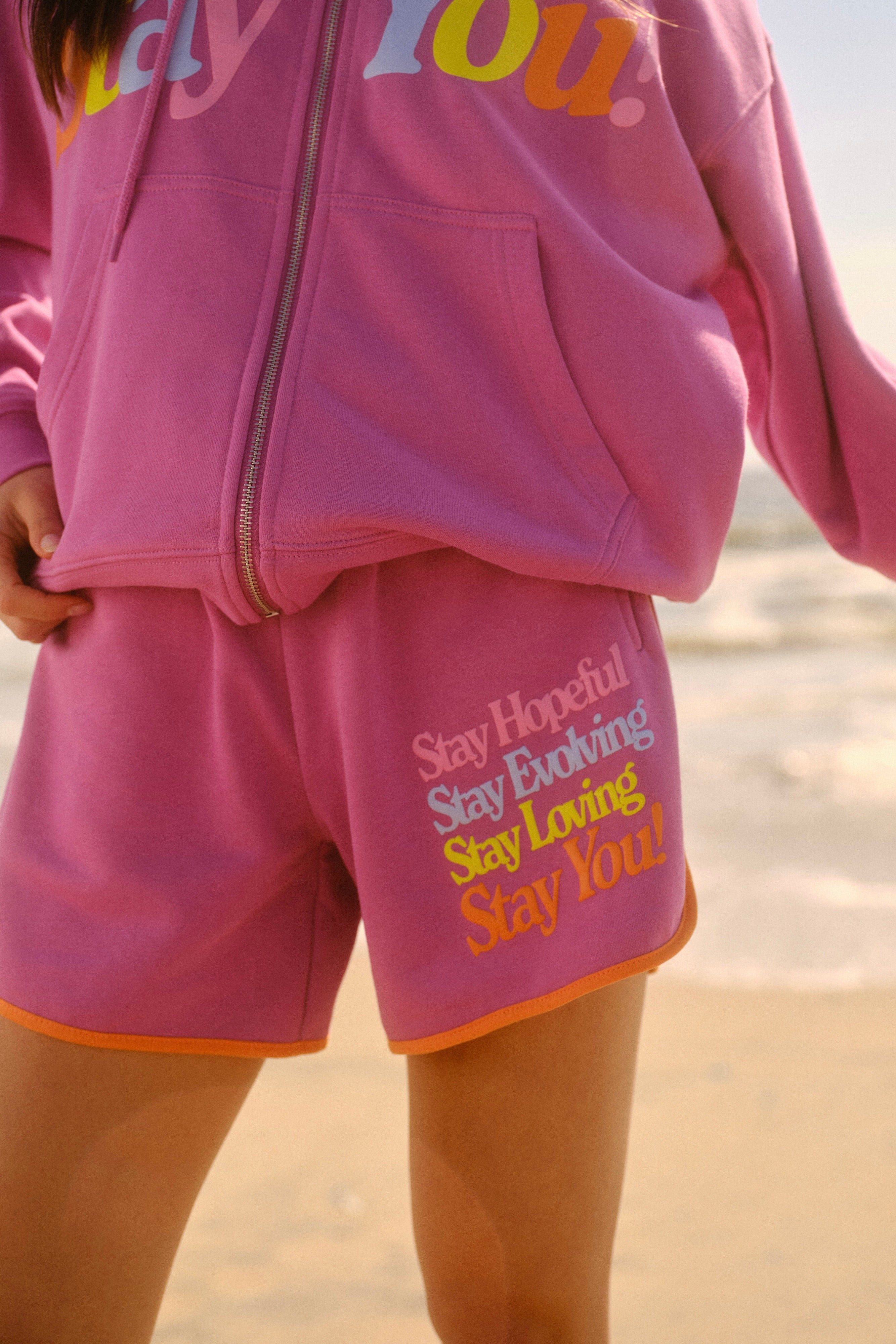 Stay You Retro Sweatshorts - Image 8