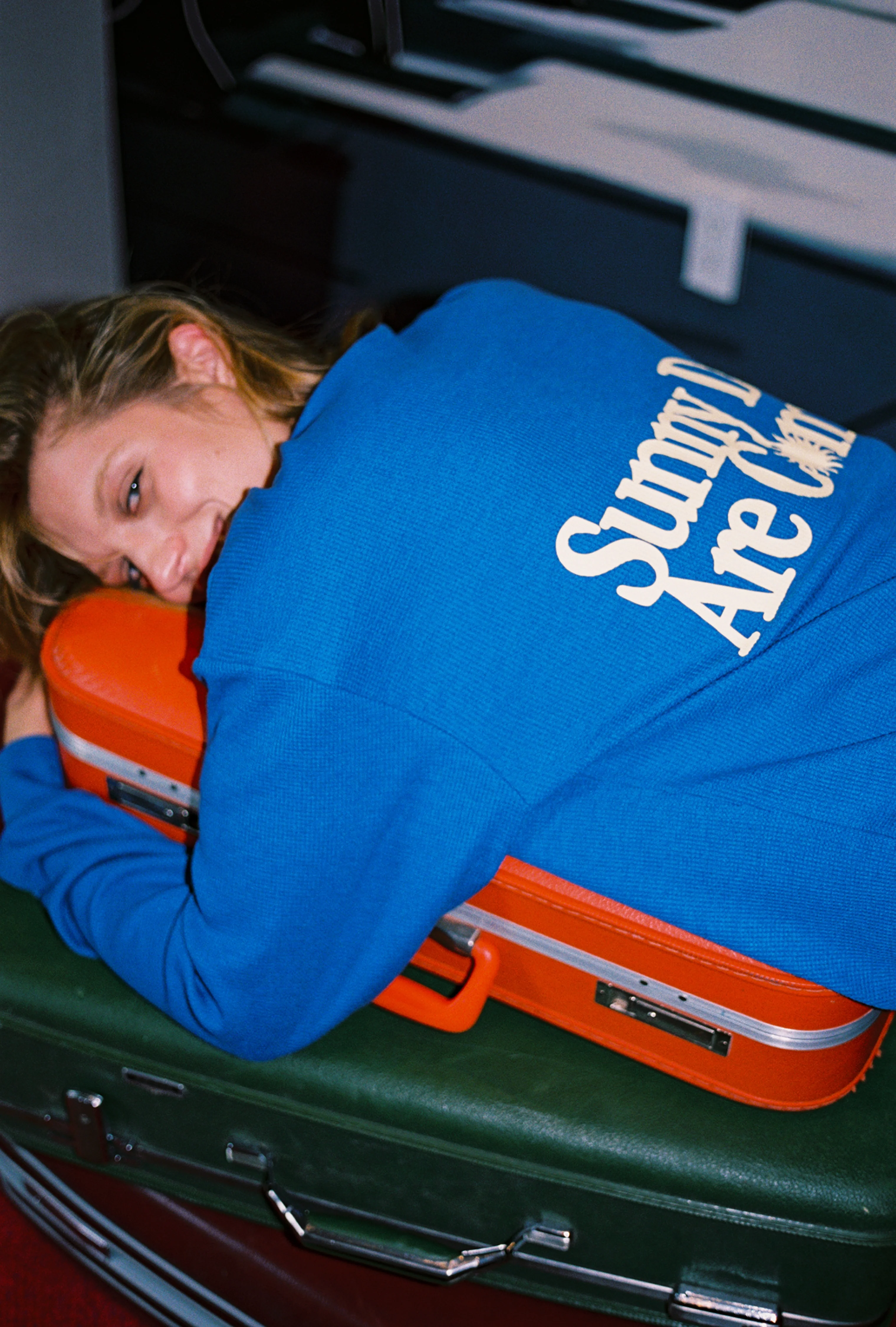 Sunny Days Are Coming Classic Waffle Crewneck - Image 13