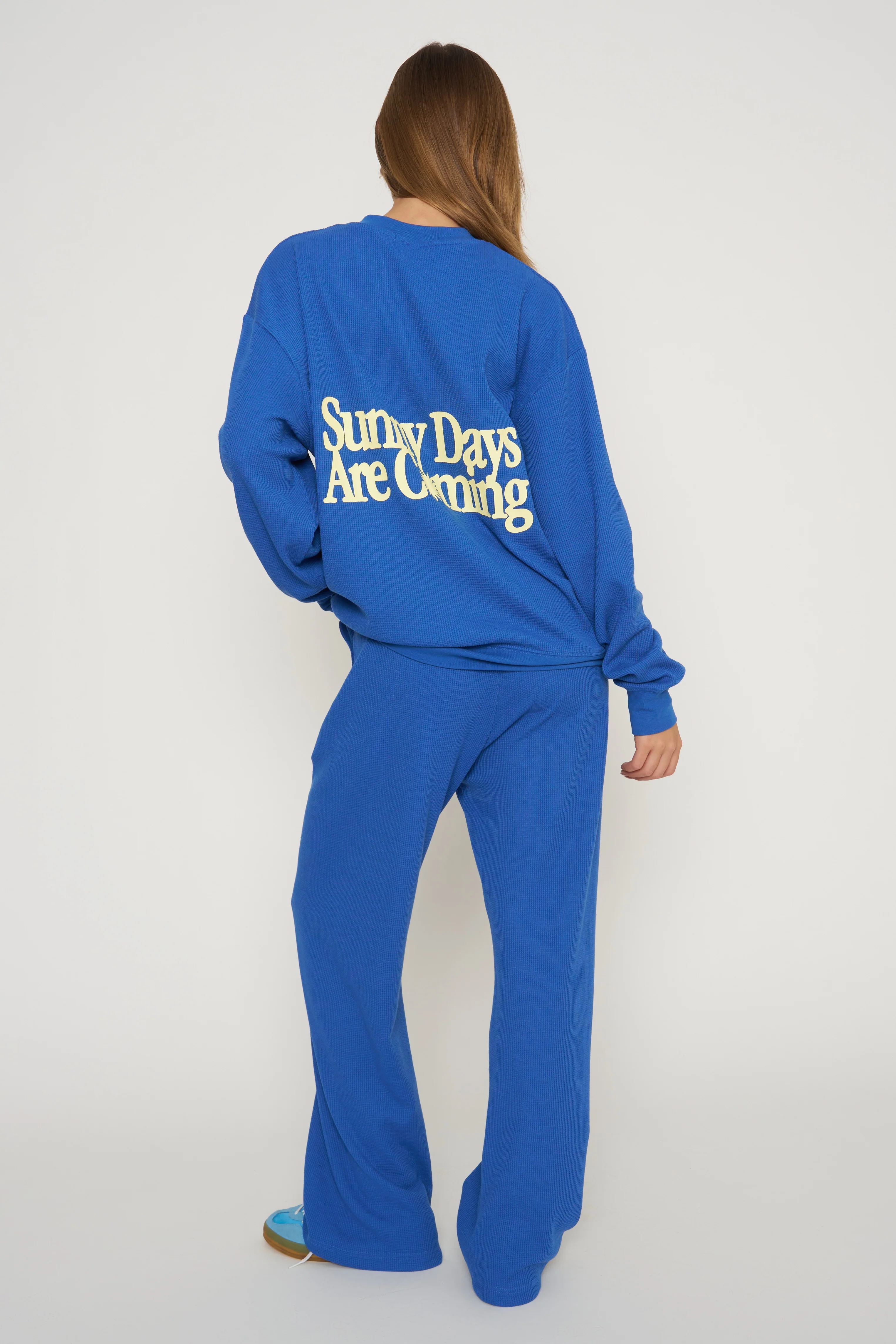 Sunny Days Are Coming Classic Waffle Crewneck - Image 6