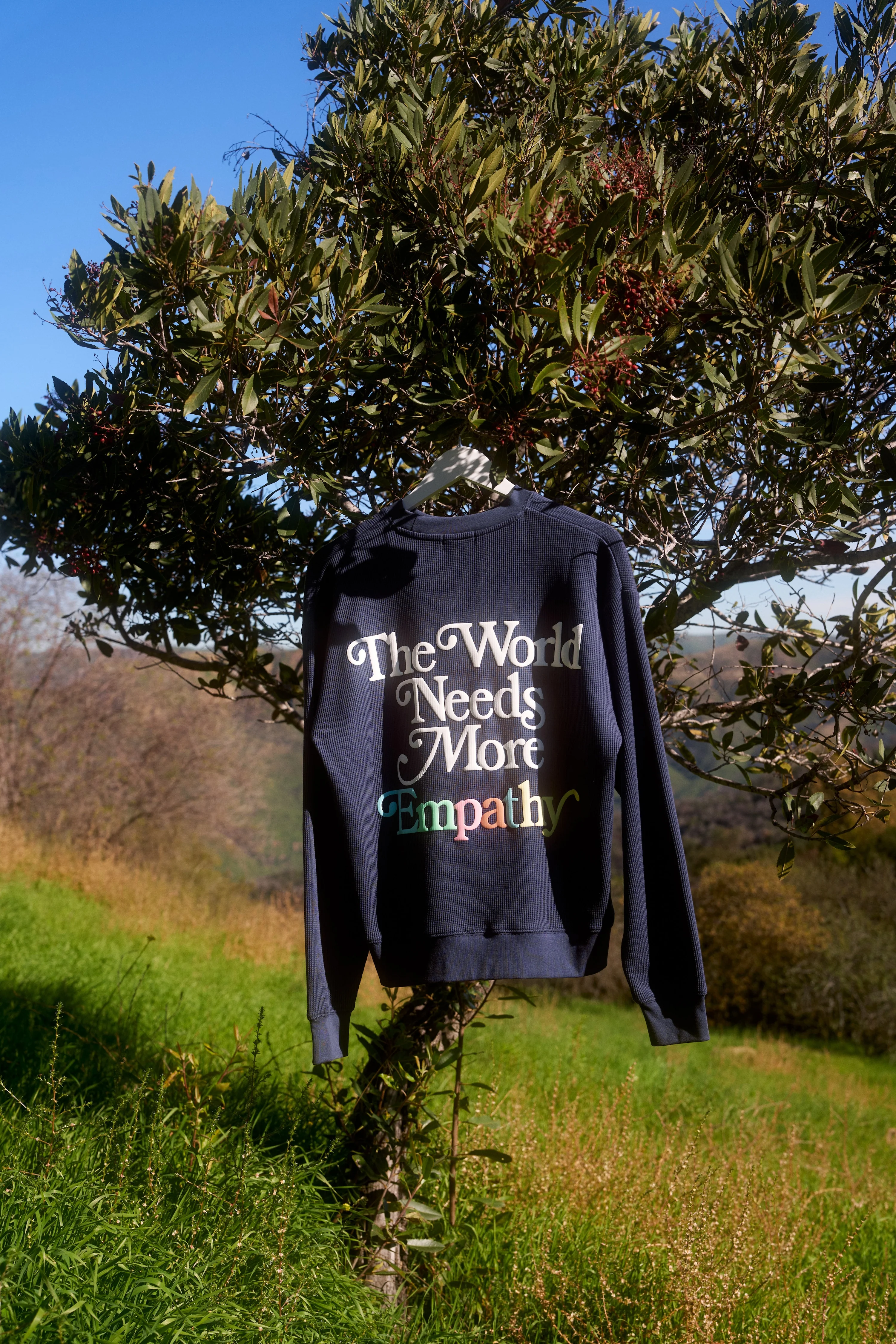 World Needs More Empathy Waffle Classic Crewneck - Image 5