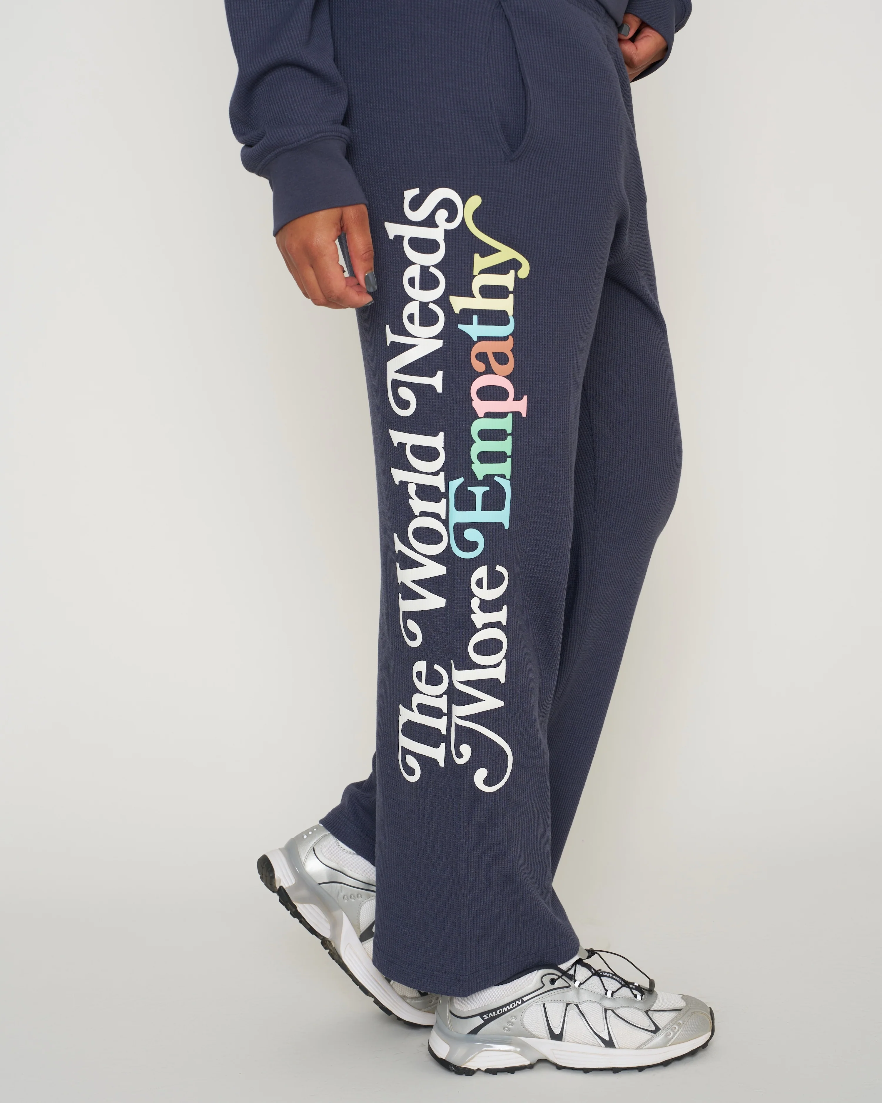 World Needs More Empathy Wide Leg Sweatpants - Image 6