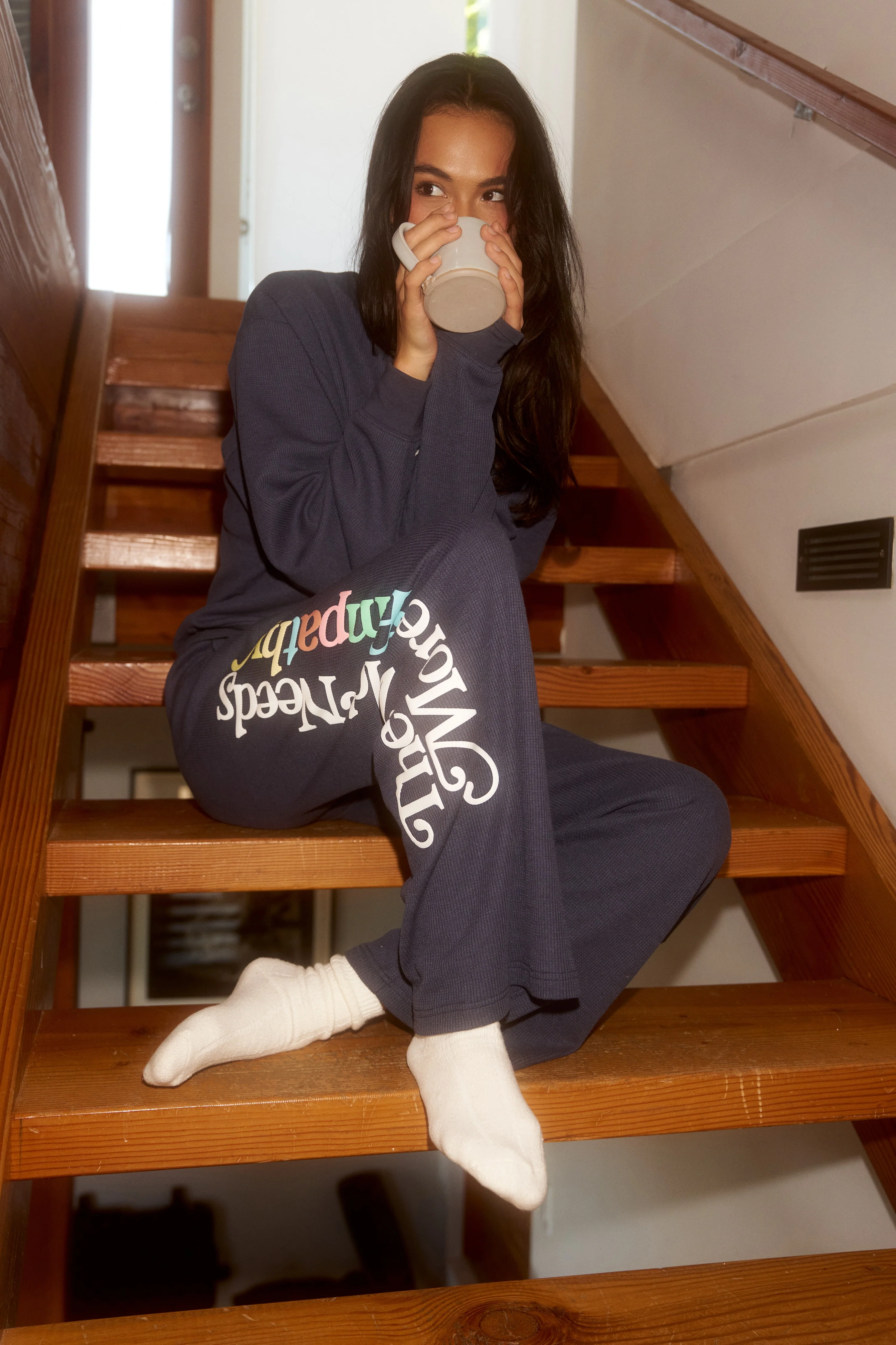 World Needs More Empathy Wide Leg Sweatpants - Image 7