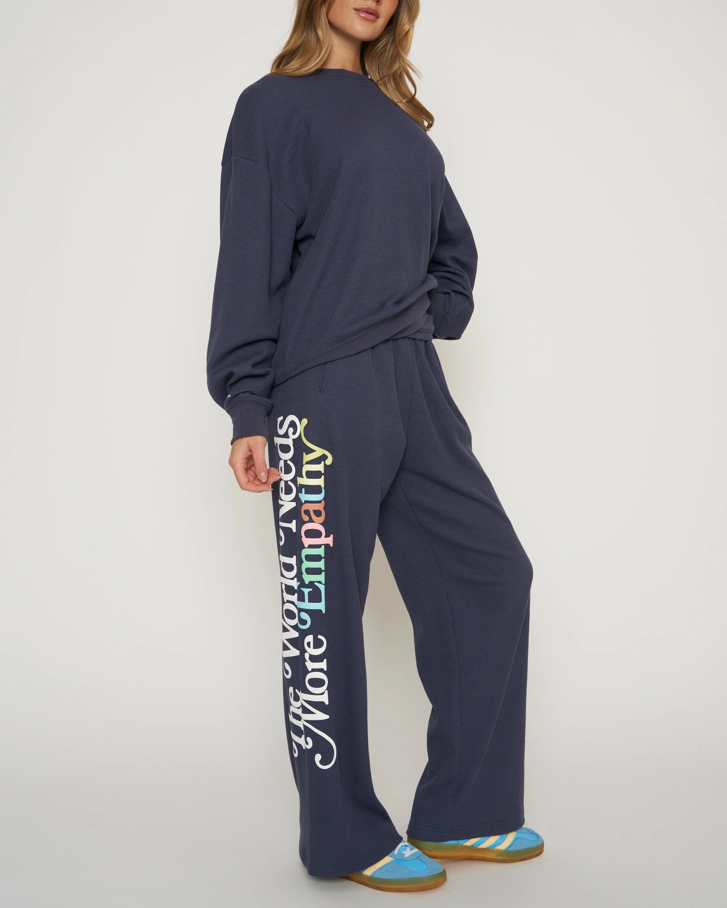 World Needs More Empathy Wide Leg Sweatpants - Image 8